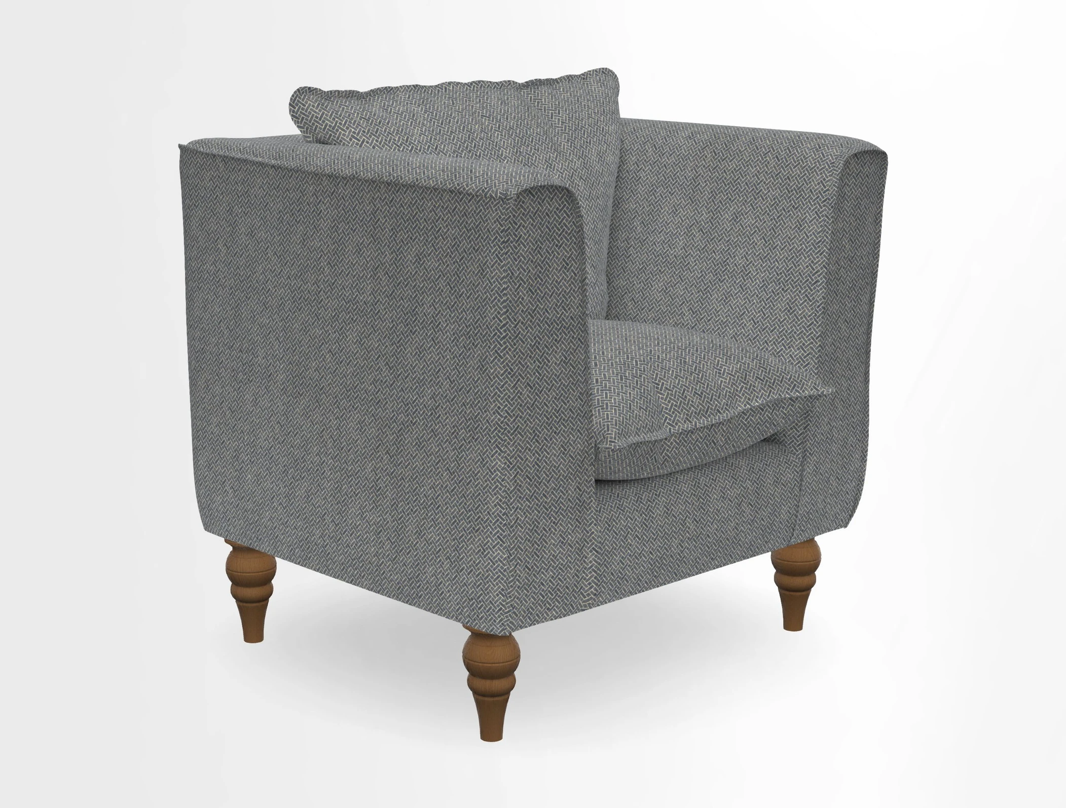 Aysgarth Chair in Two Tone Plain Biscuit