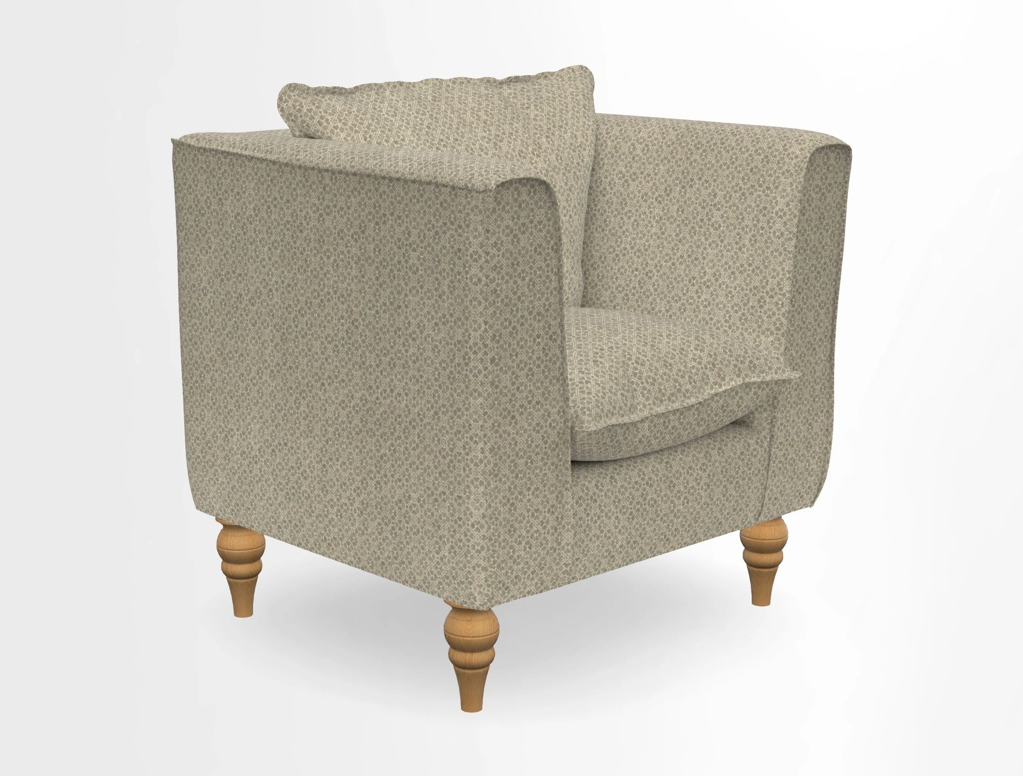 Aysgarth Chair in Two Tone Plain Biscuit