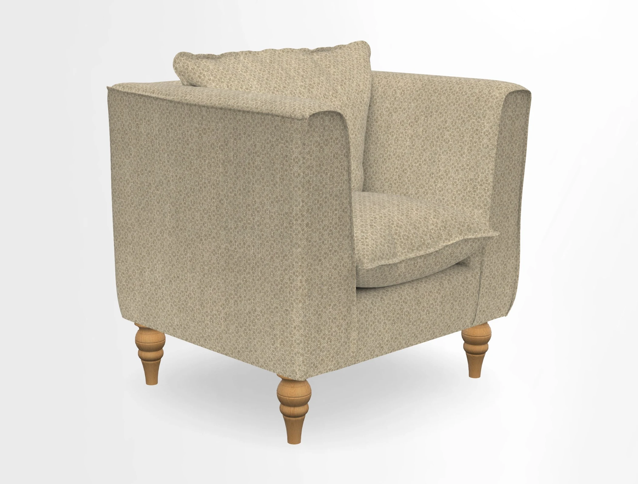 Aysgarth Chair in Two Tone Plain Biscuit