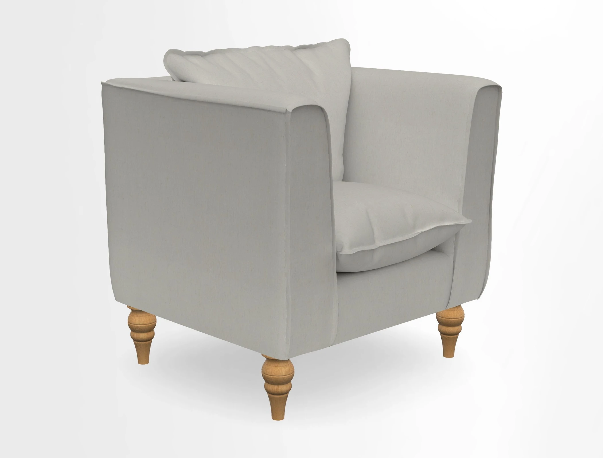 Aysgarth Chair in Two Tone Plain Biscuit