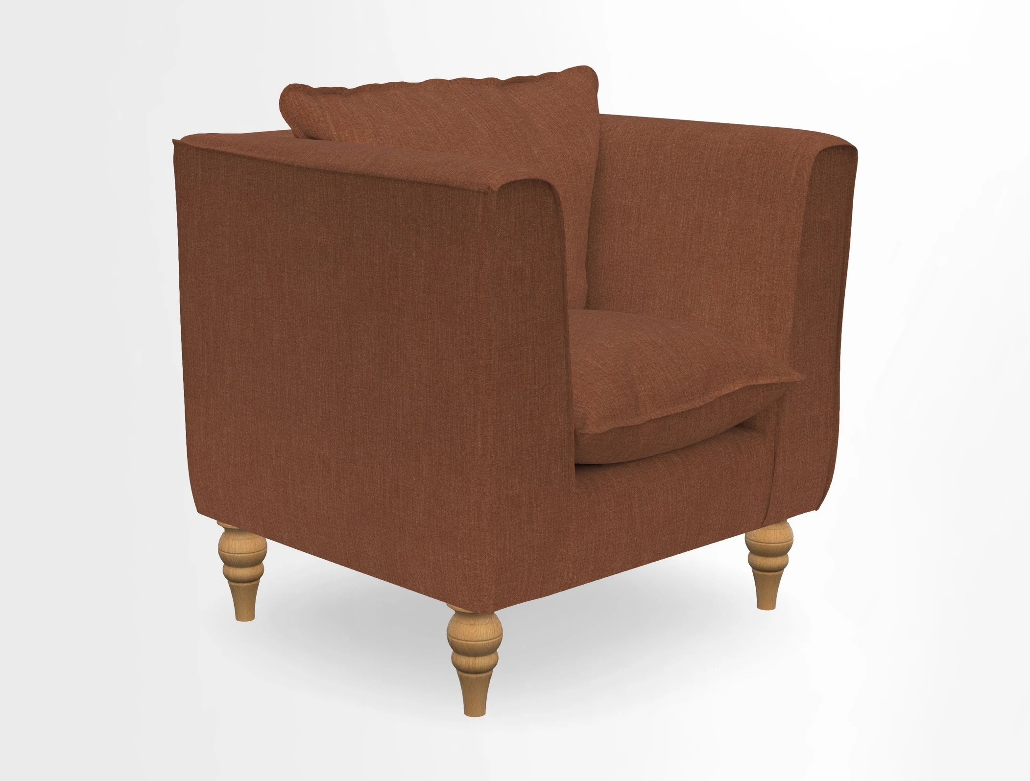 Aysgarth Chair in Two Tone Plain Biscuit