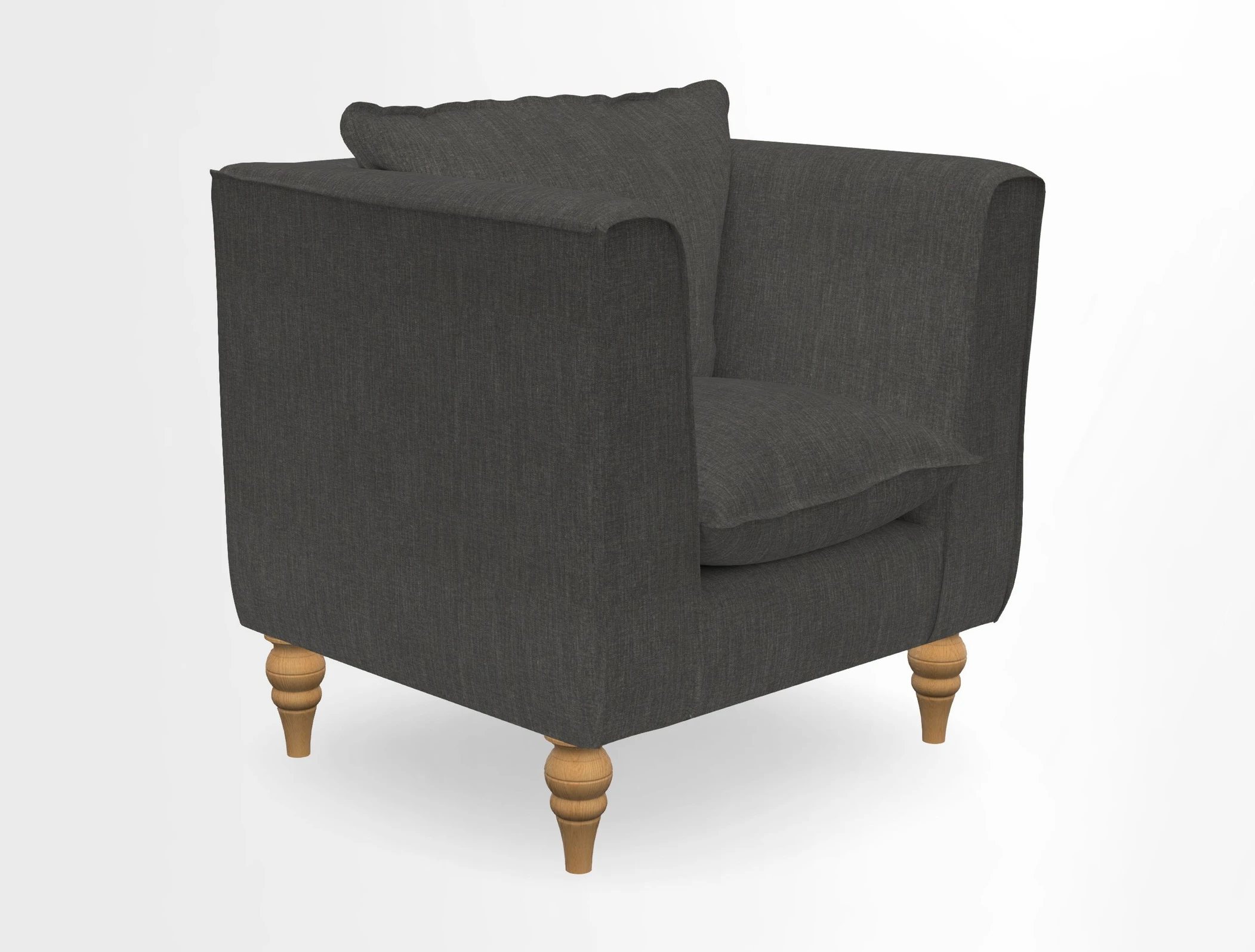 Aysgarth Chair in Two Tone Plain Biscuit