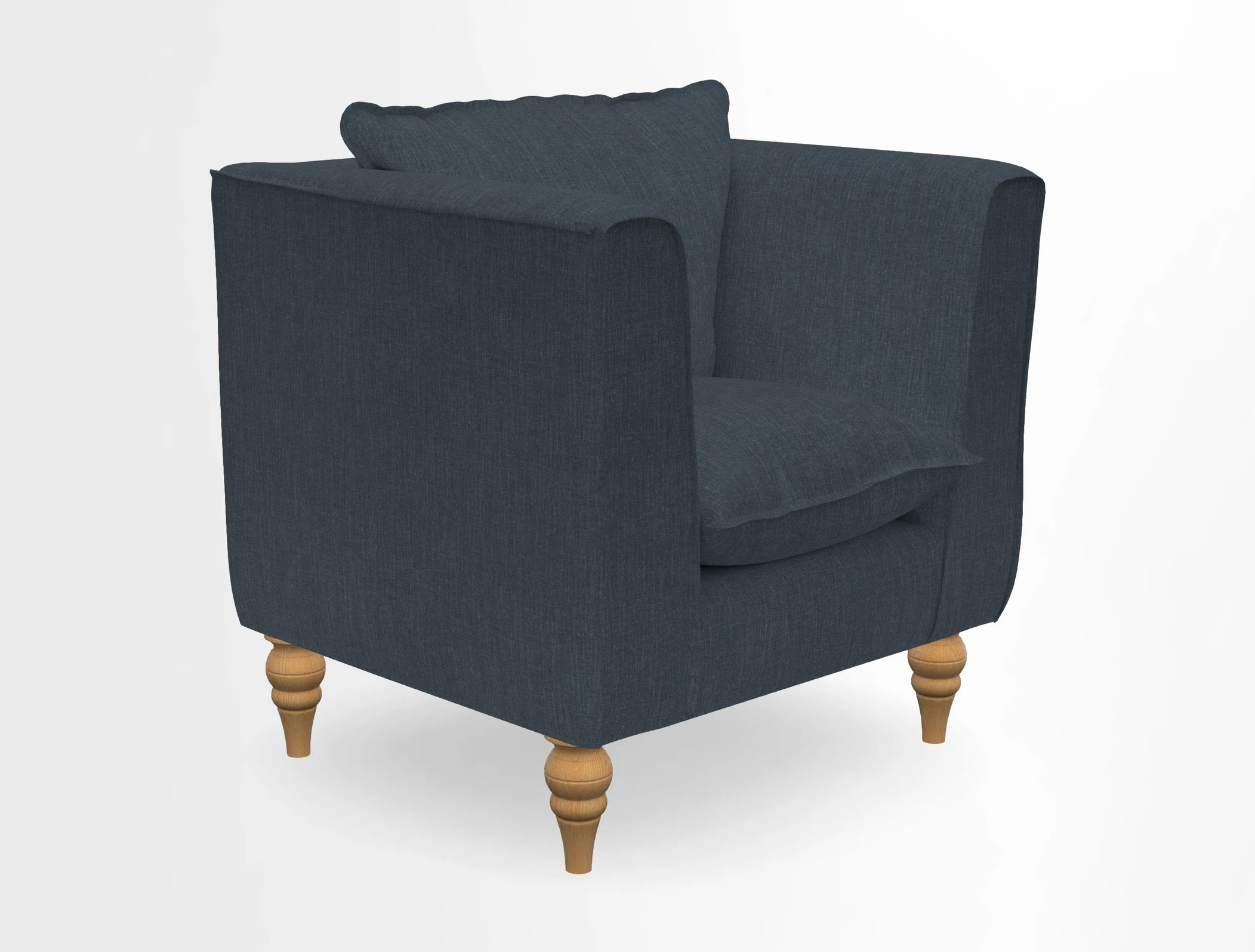 Aysgarth Chair in Two Tone Plain Biscuit
