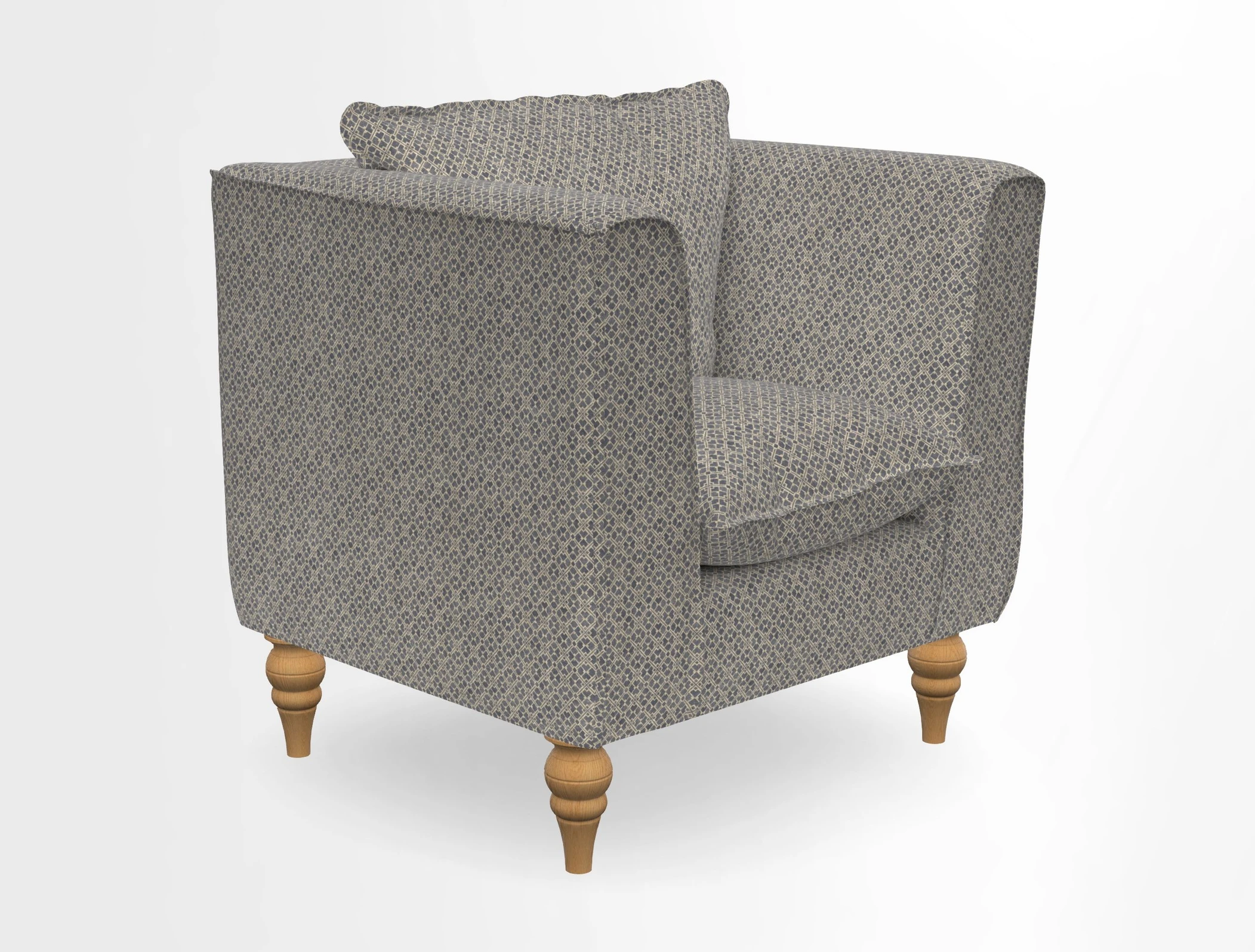 Aysgarth Chair in Two Tone Plain Biscuit