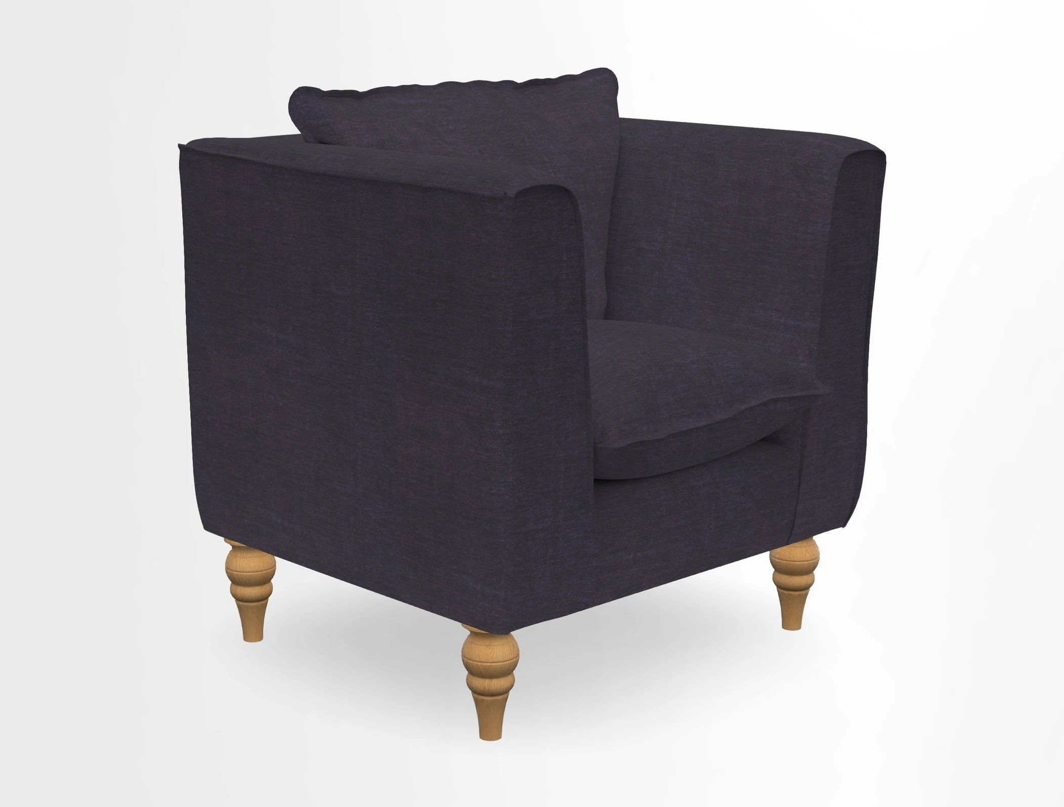 Aysgarth Chair in Two Tone Plain Biscuit