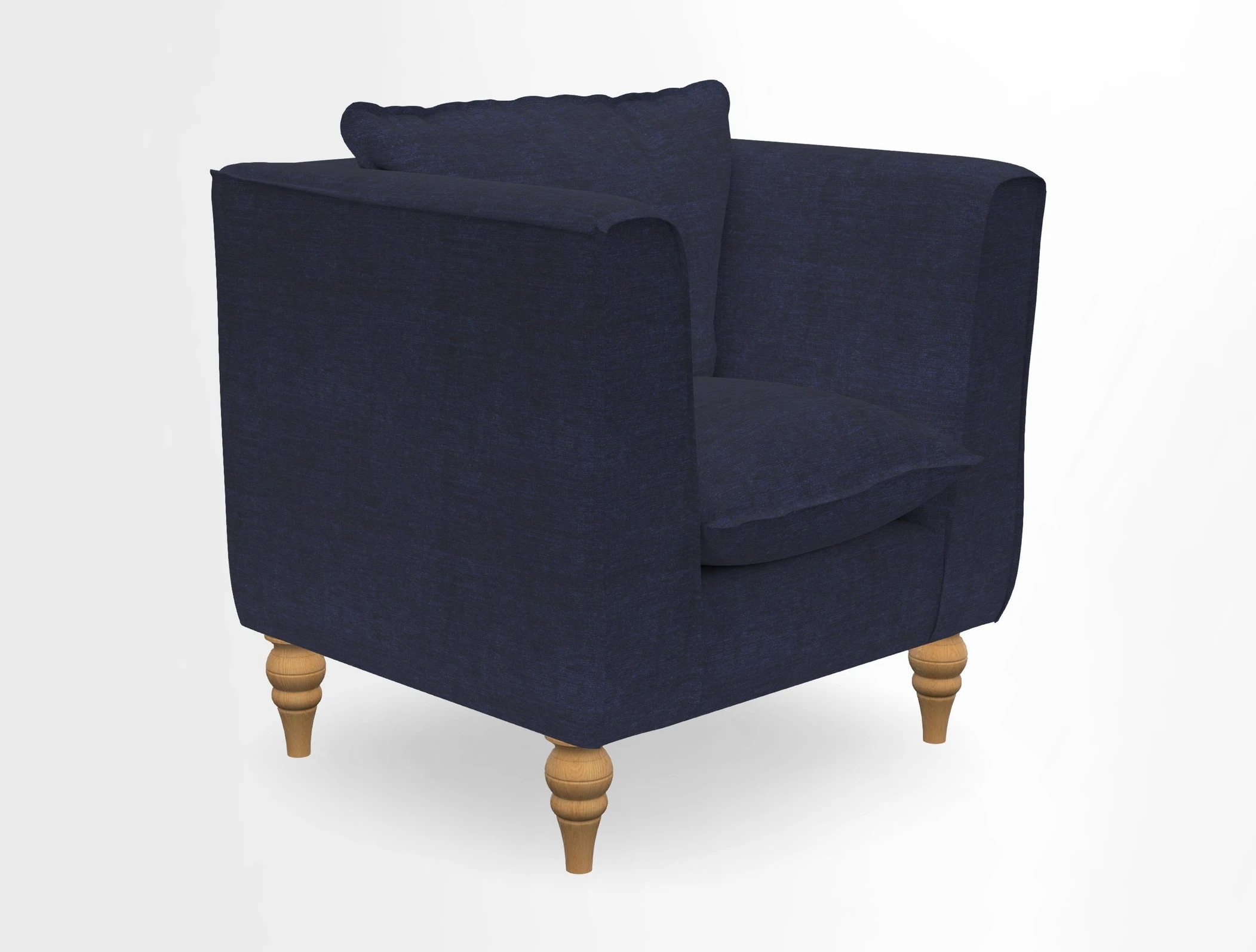 Aysgarth Chair in Two Tone Plain Biscuit