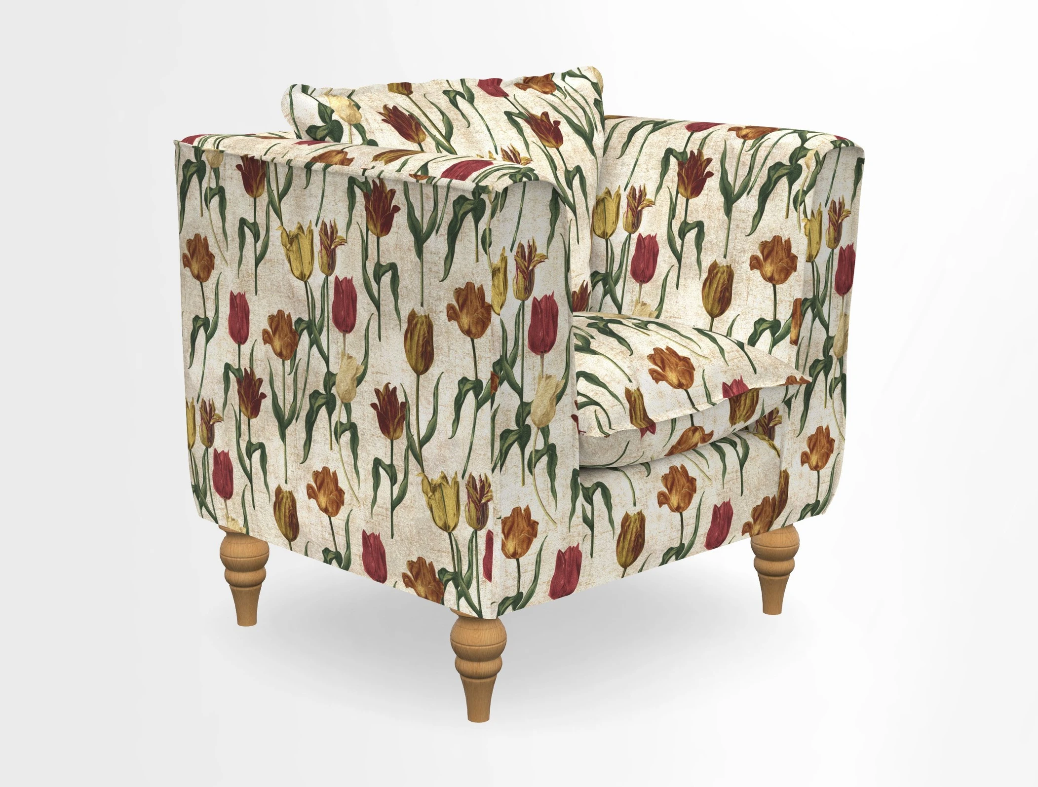 Aysgarth Chair in Two Tone Plain Biscuit