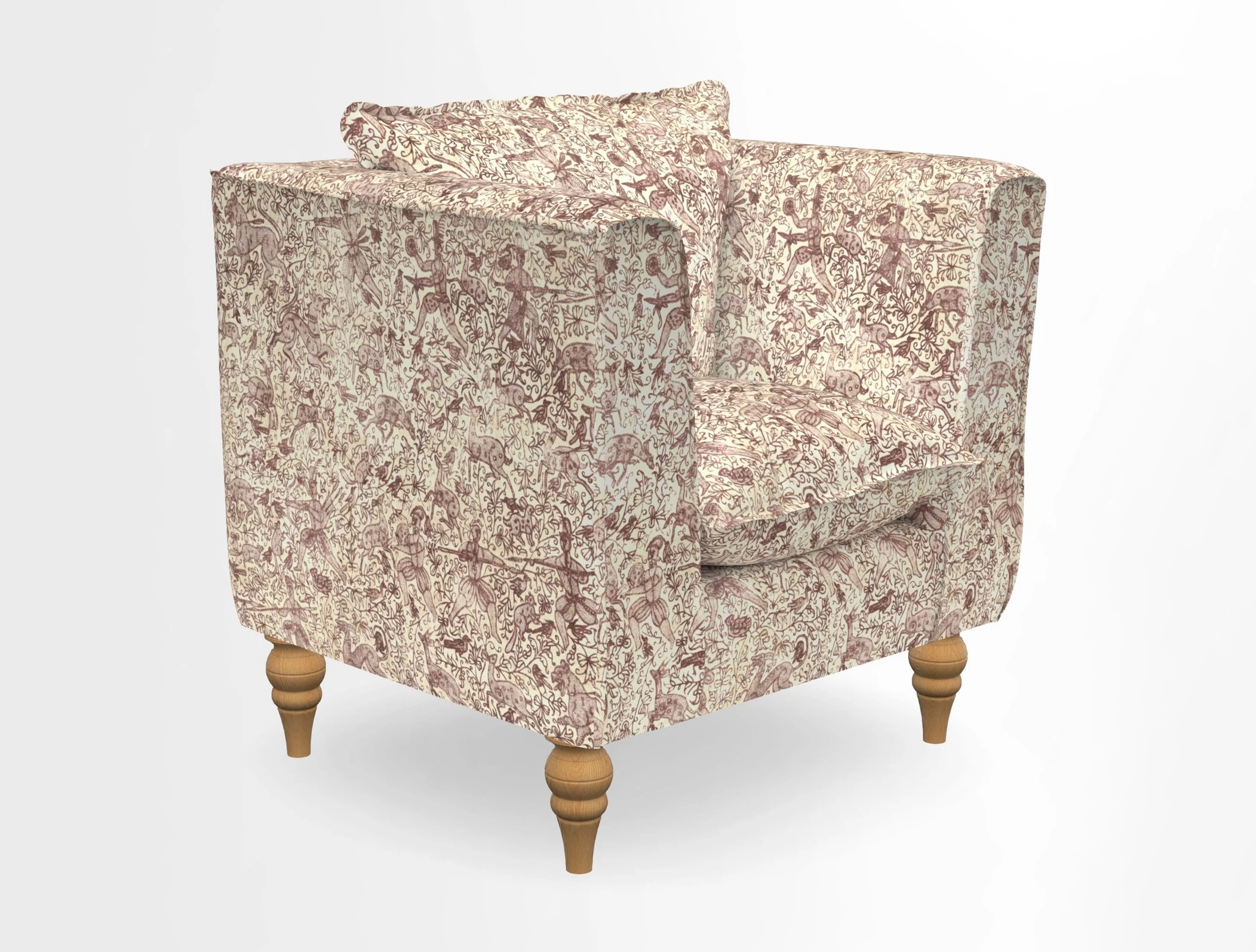 Aysgarth Chair in Two Tone Plain Biscuit