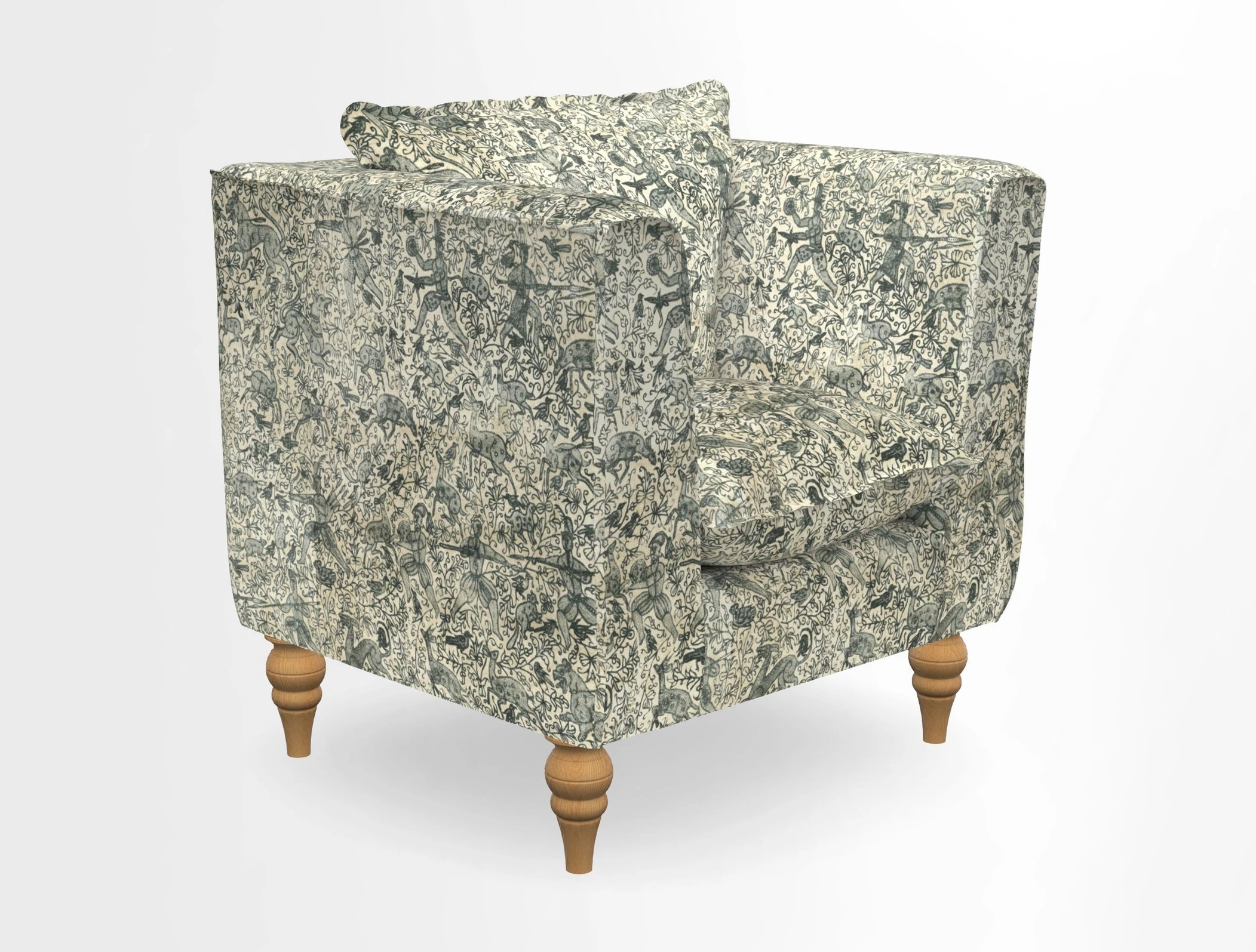 Aysgarth Chair in Two Tone Plain Biscuit