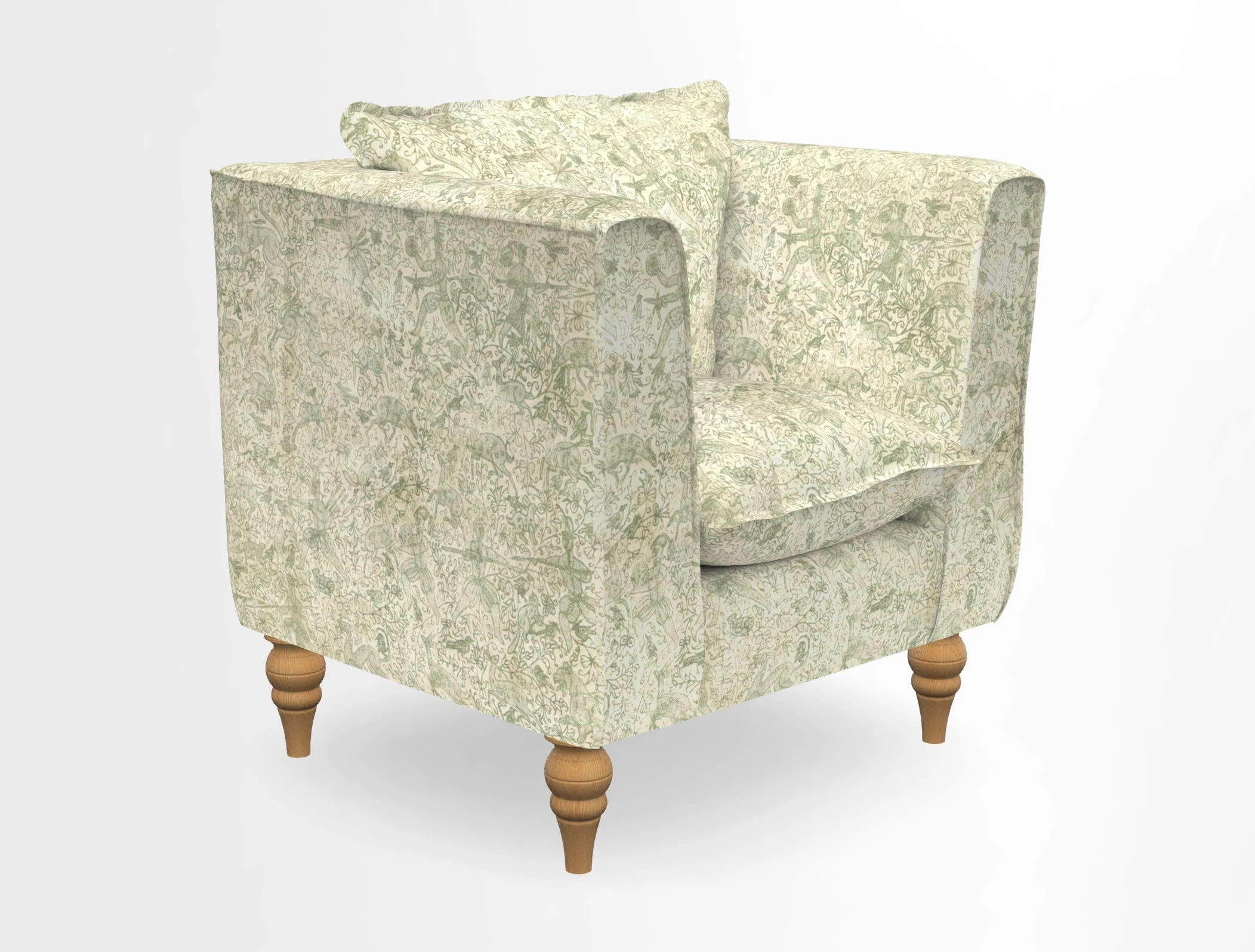 Aysgarth Chair in Two Tone Plain Biscuit