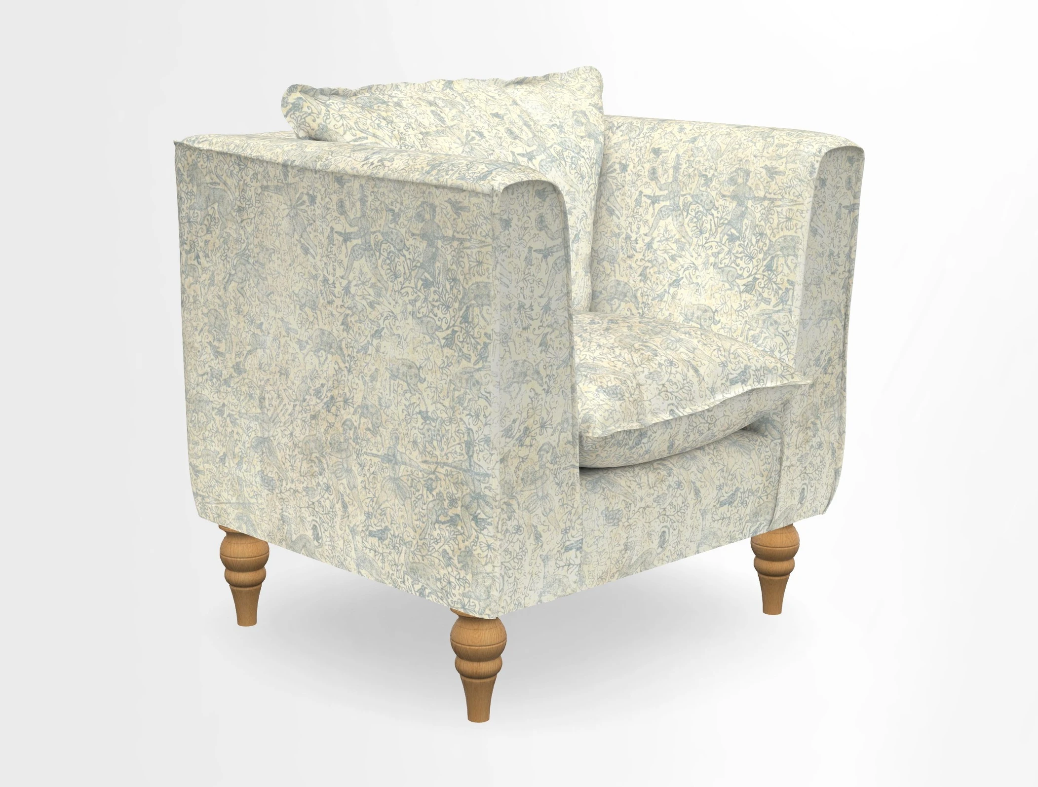 Aysgarth Chair in Two Tone Plain Biscuit