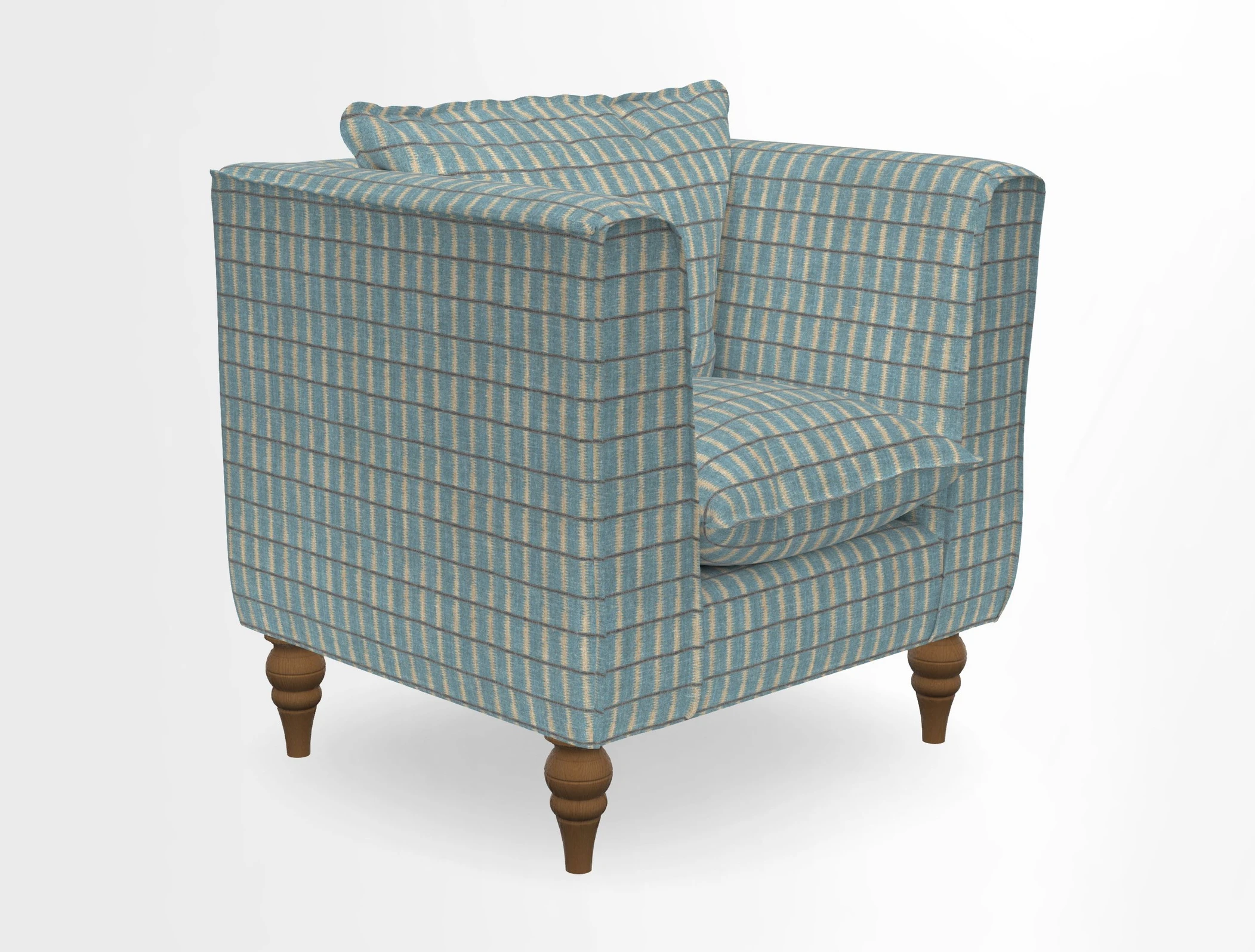 Aysgarth Chair in Two Tone Plain Biscuit