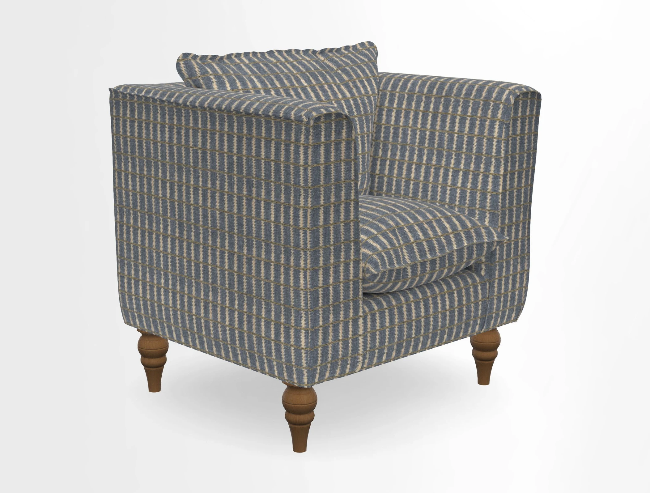 Aysgarth Chair in Two Tone Plain Biscuit