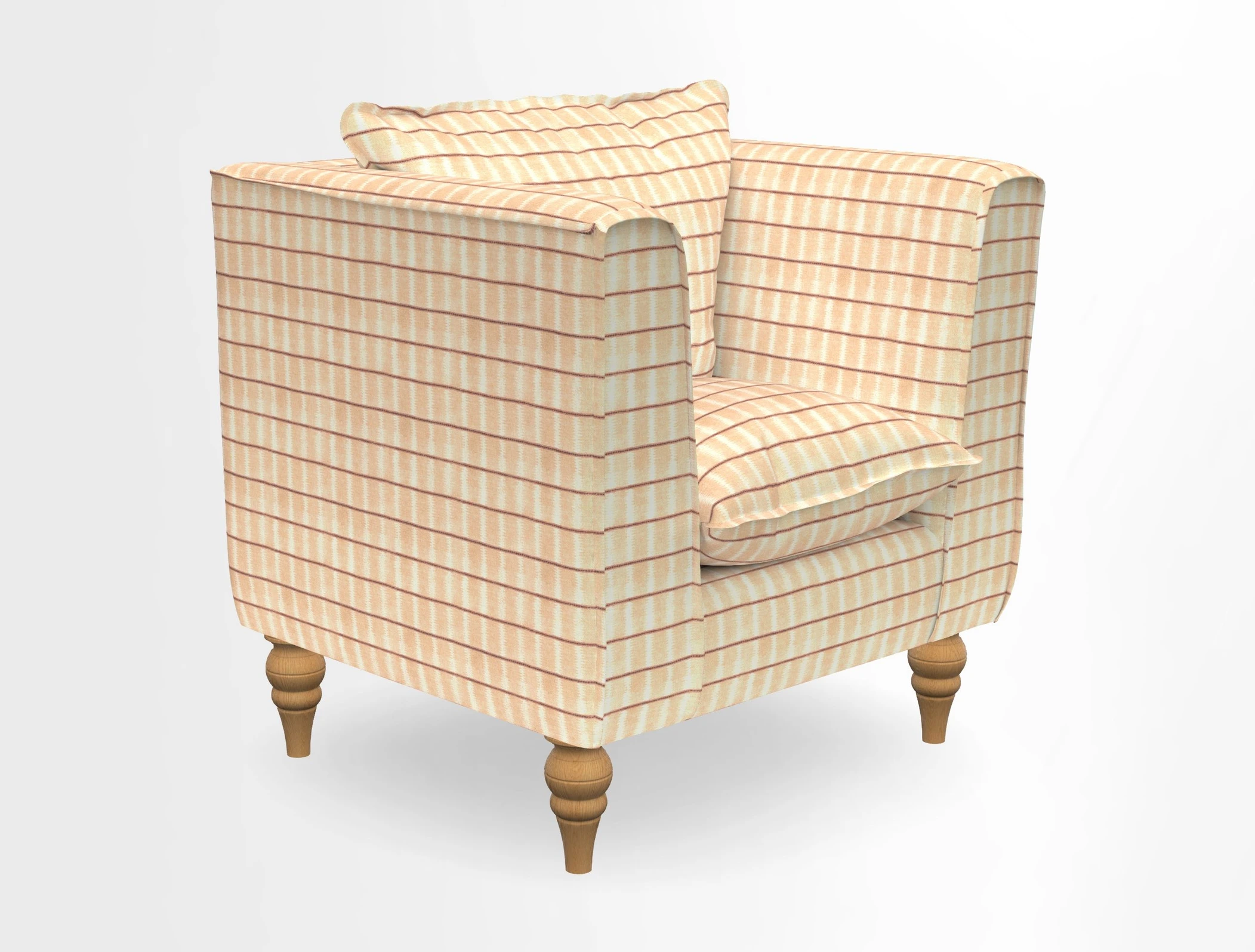 Aysgarth Chair in Two Tone Plain Biscuit
