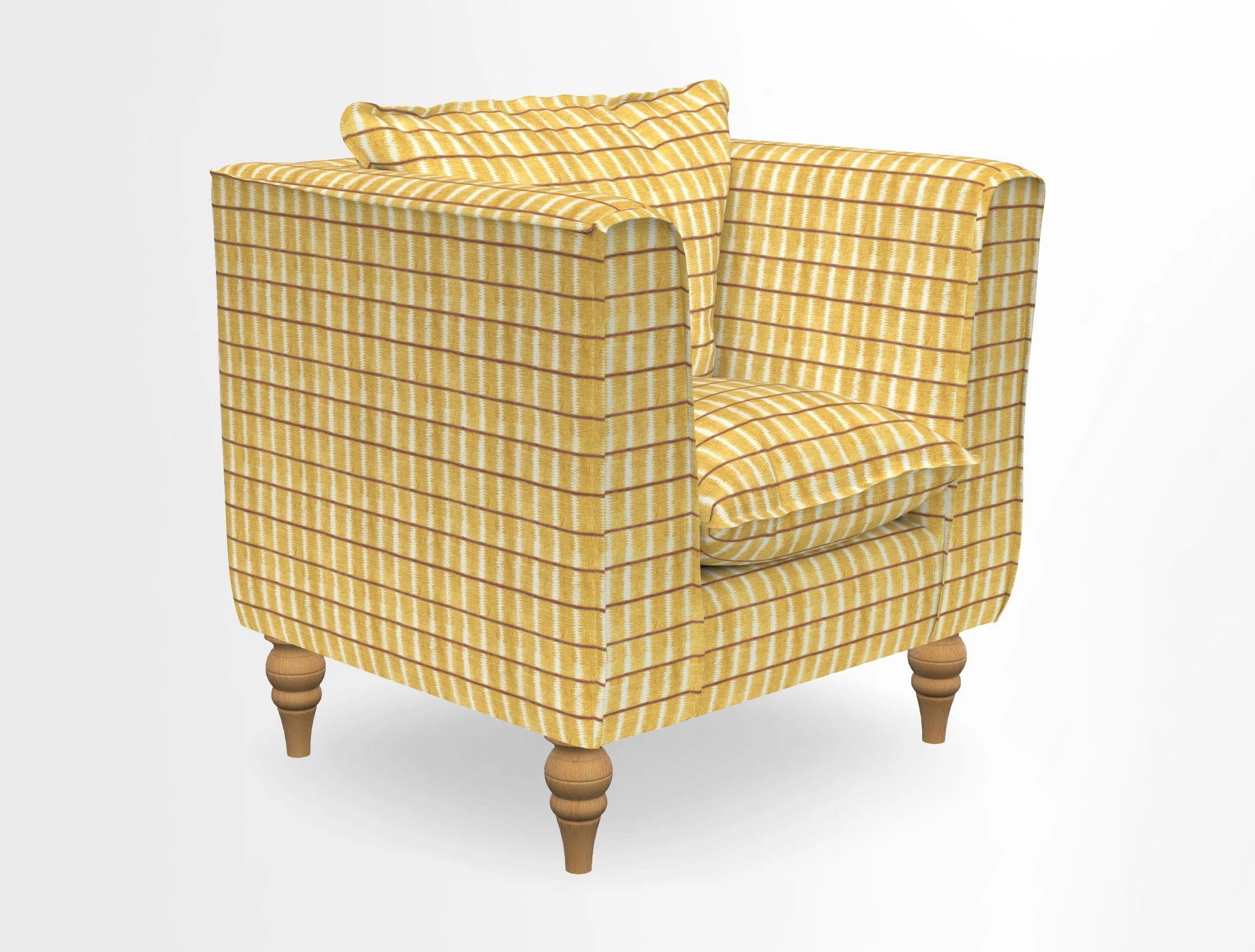 Aysgarth Chair in Two Tone Plain Biscuit