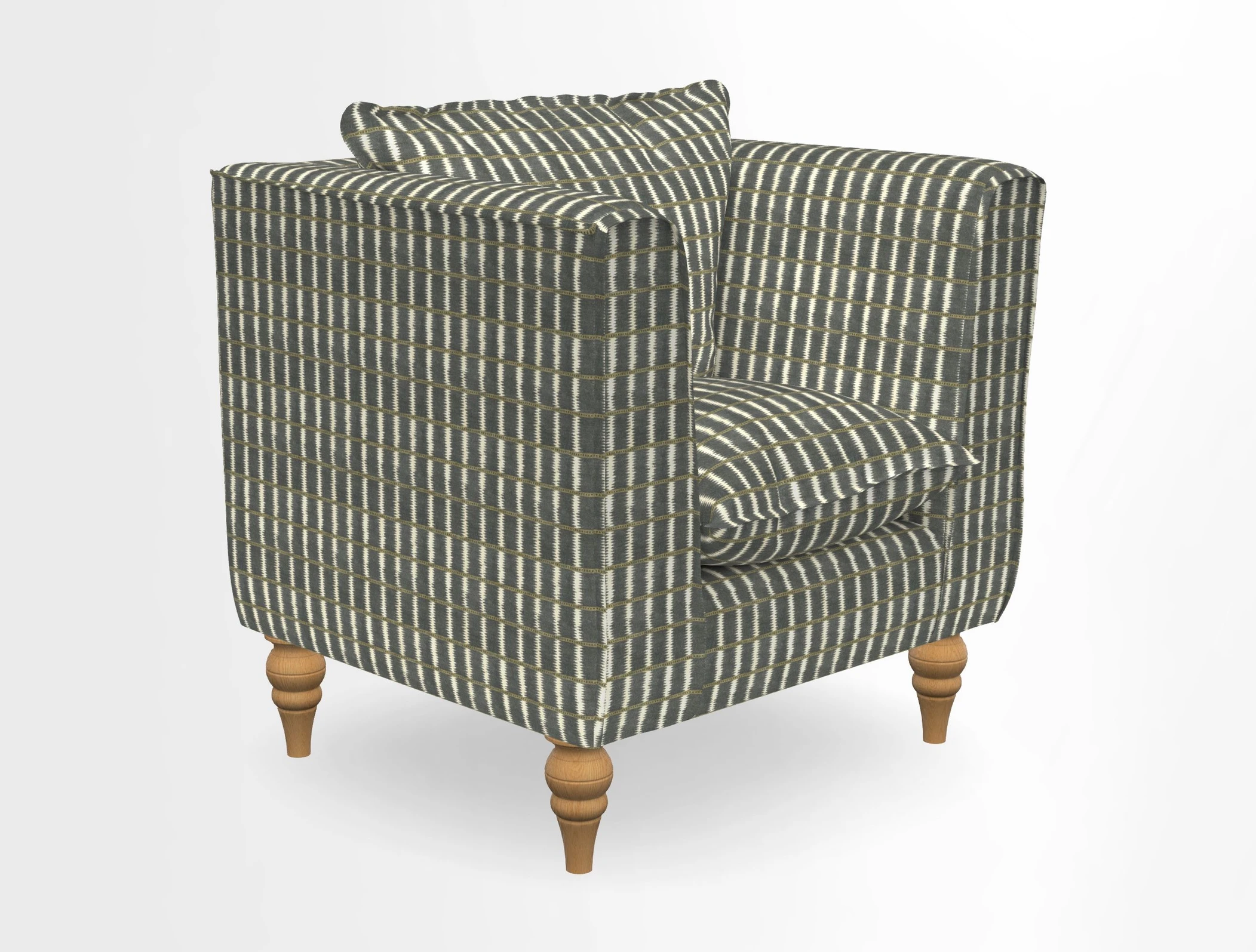 Aysgarth Chair in Two Tone Plain Biscuit