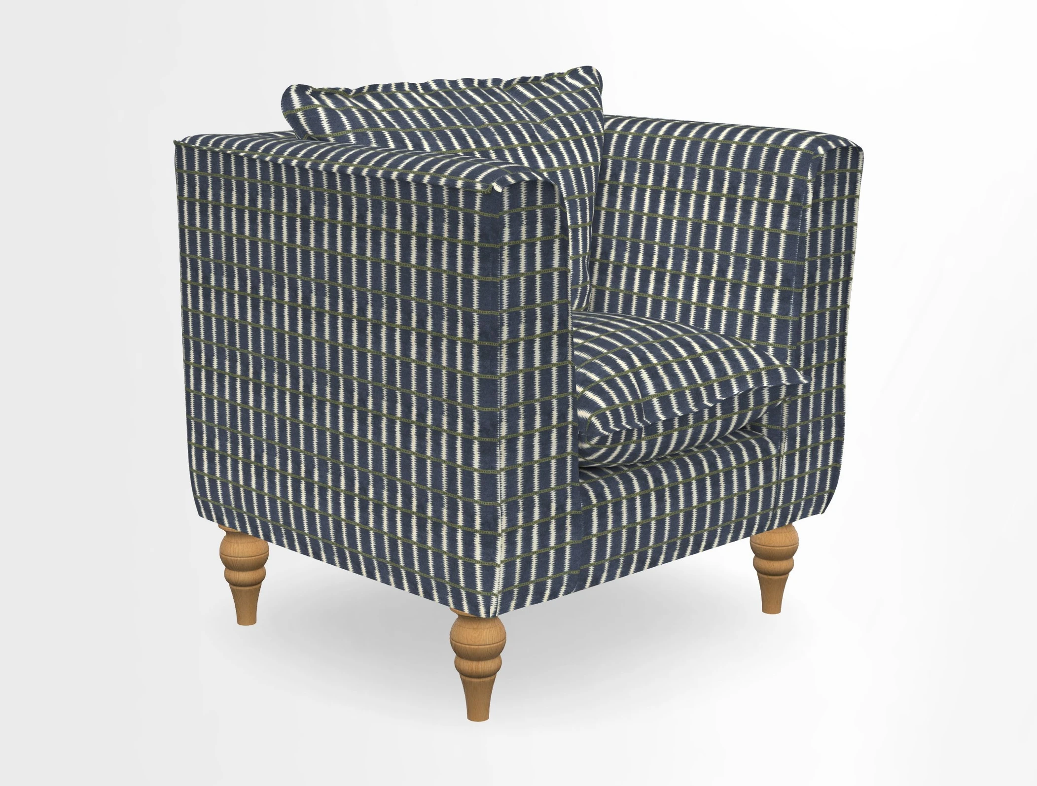 Aysgarth Chair in Two Tone Plain Biscuit