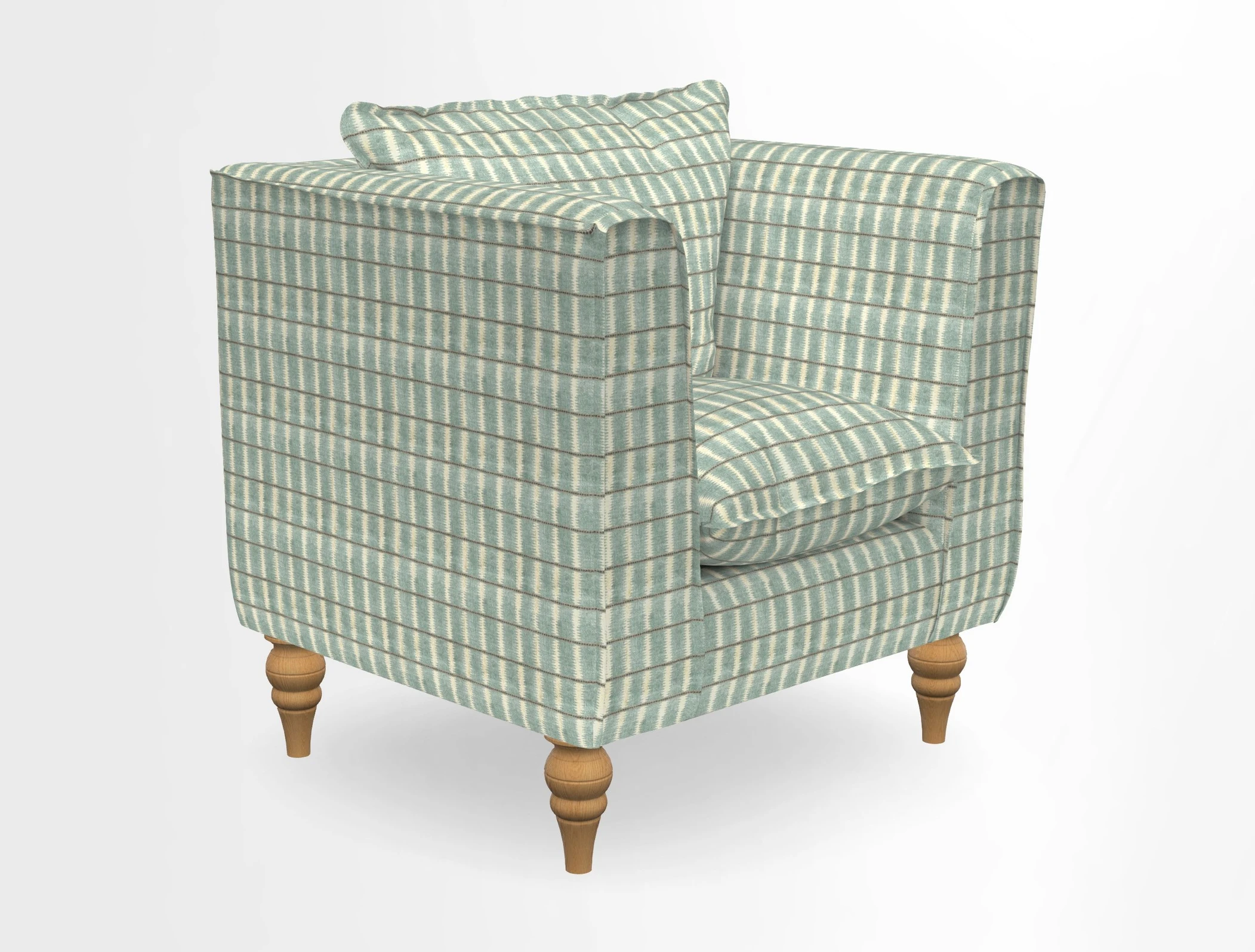 Aysgarth Chair in Two Tone Plain Biscuit