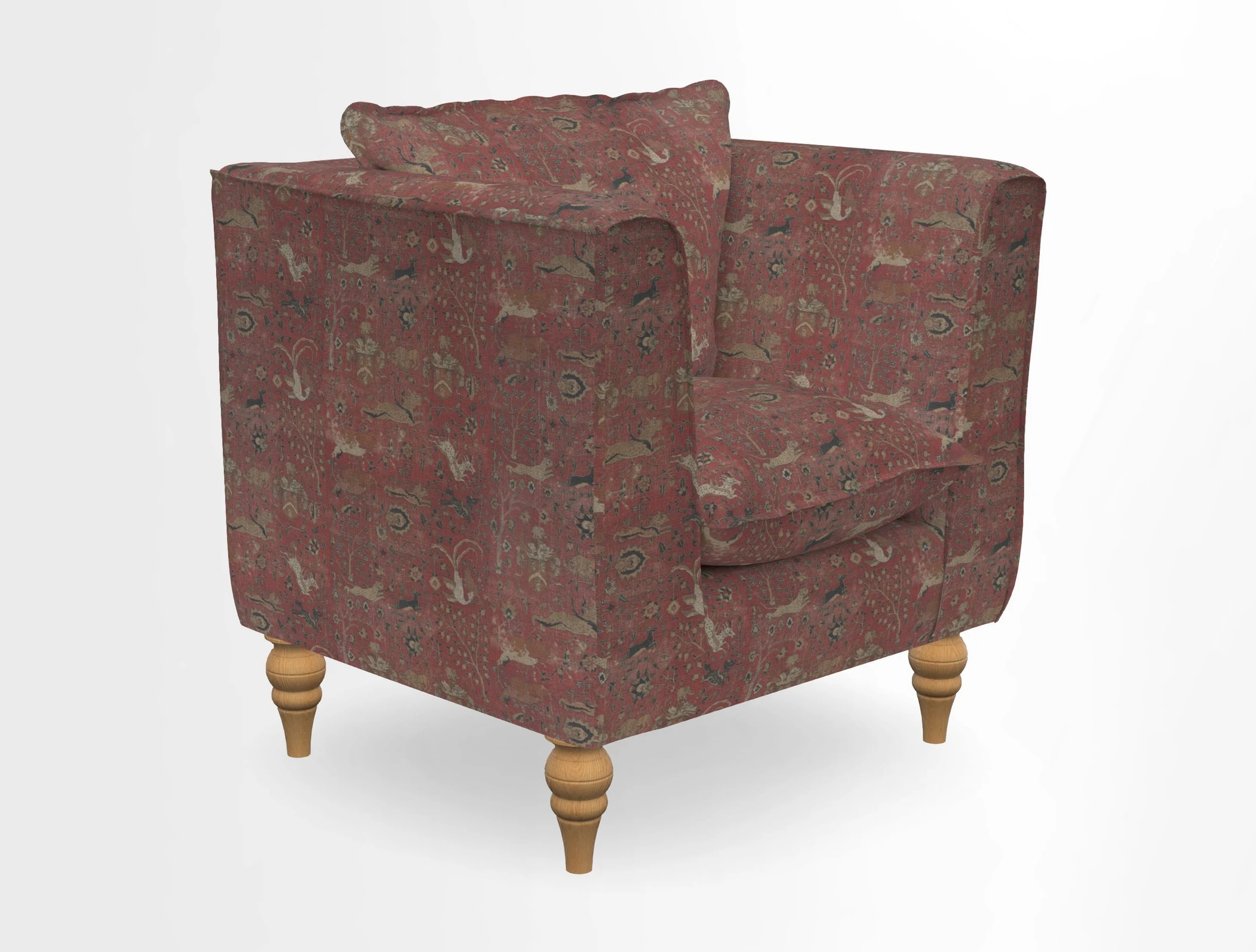 Aysgarth Chair in Two Tone Plain Biscuit
