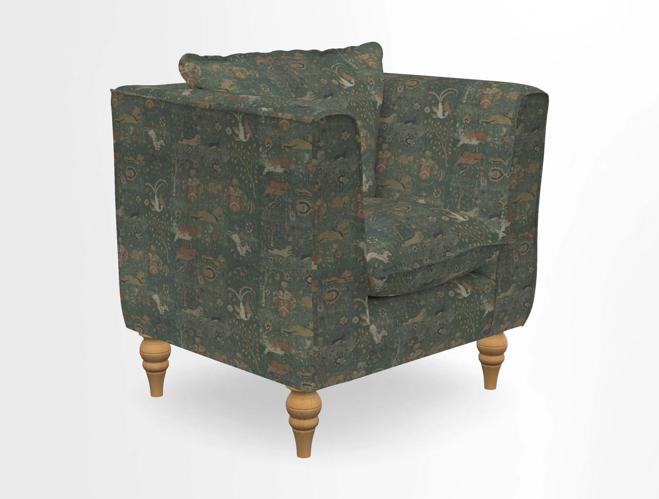 Aysgarth Chair in Two Tone Plain Biscuit