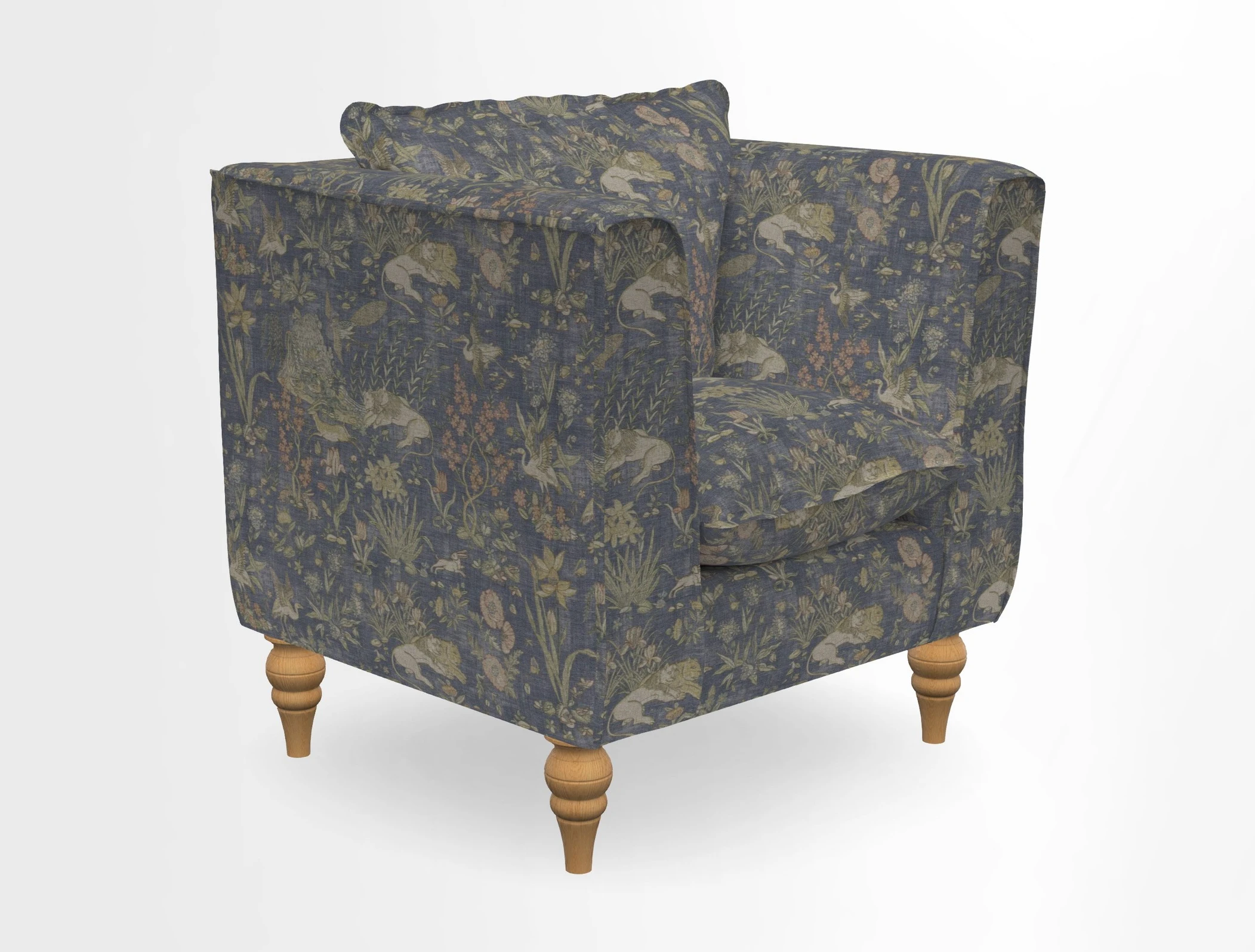 Aysgarth Chair in Two Tone Plain Biscuit