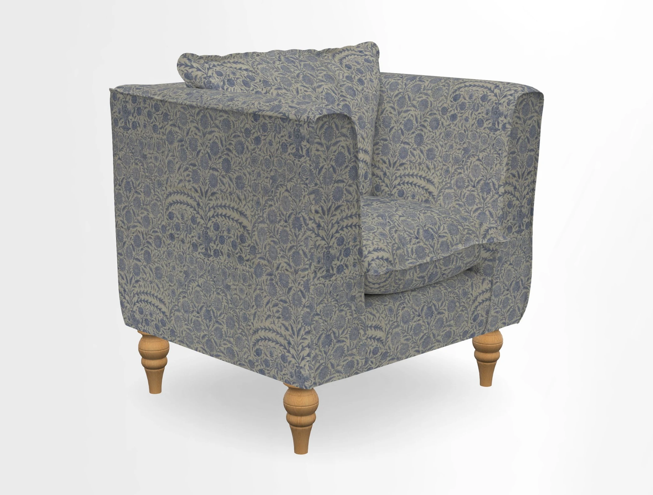 Aysgarth Chair in Two Tone Plain Biscuit