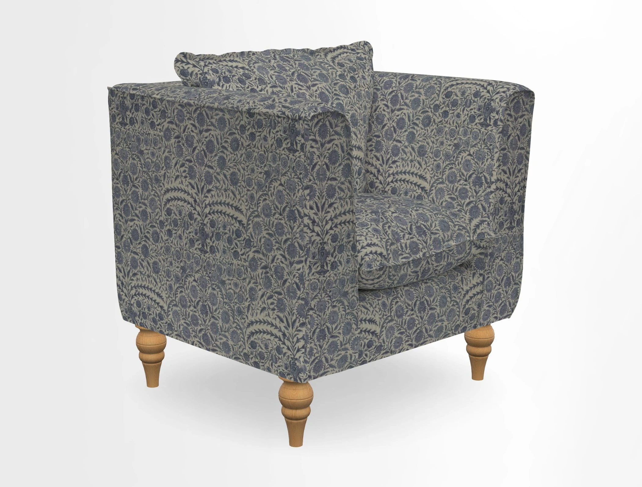Aysgarth Chair in Two Tone Plain Biscuit