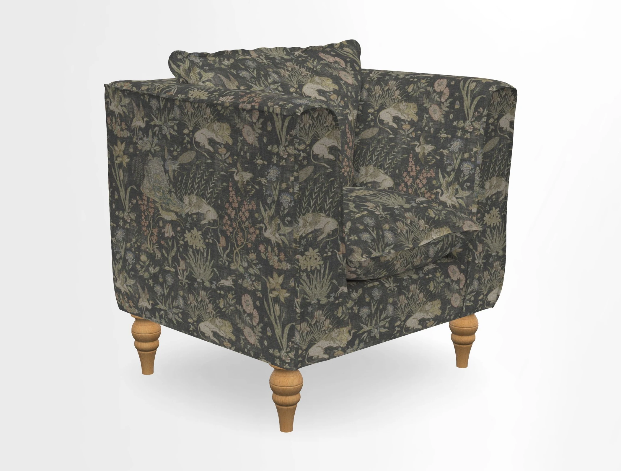 Aysgarth Chair in Two Tone Plain Biscuit