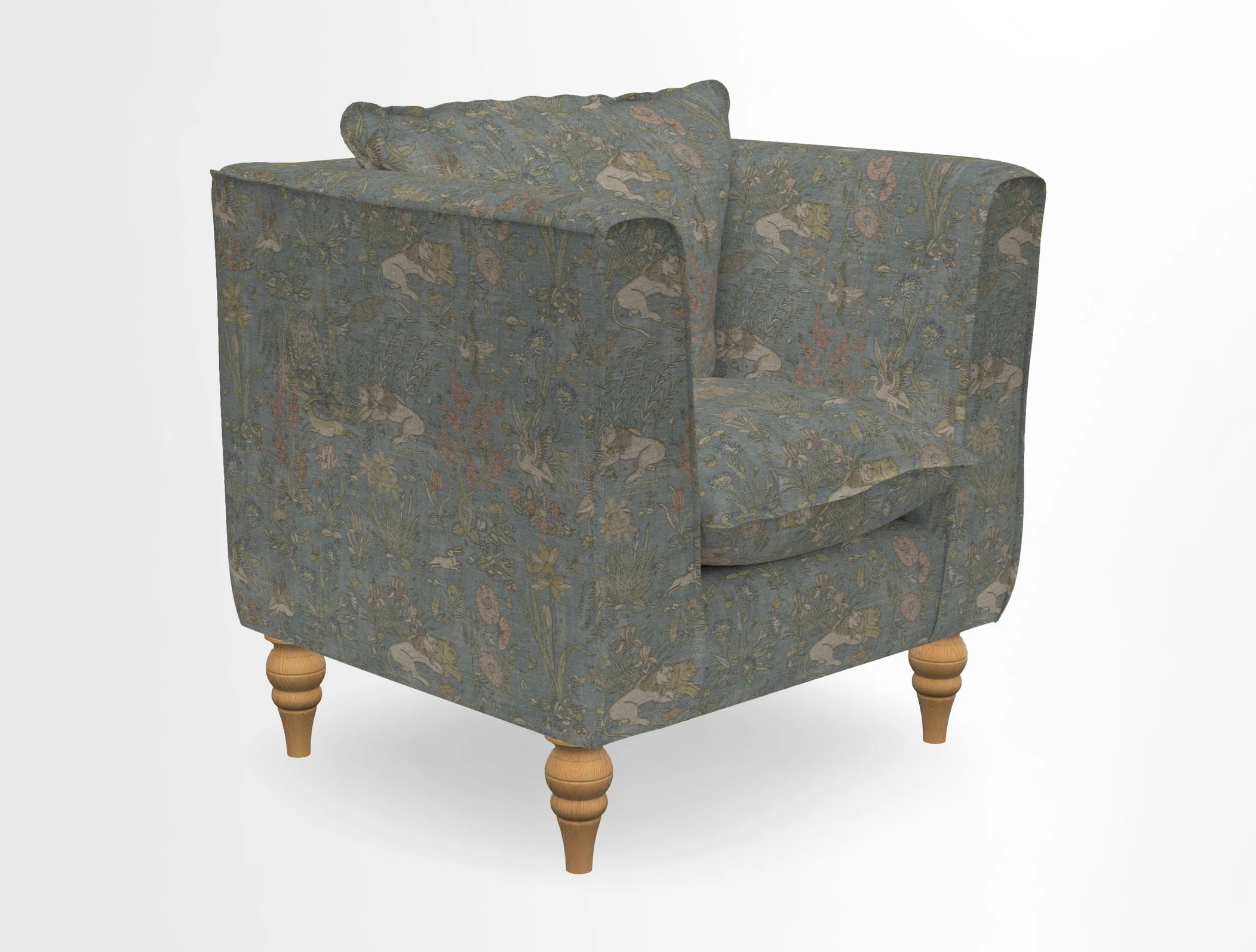 Aysgarth Chair in Two Tone Plain Biscuit