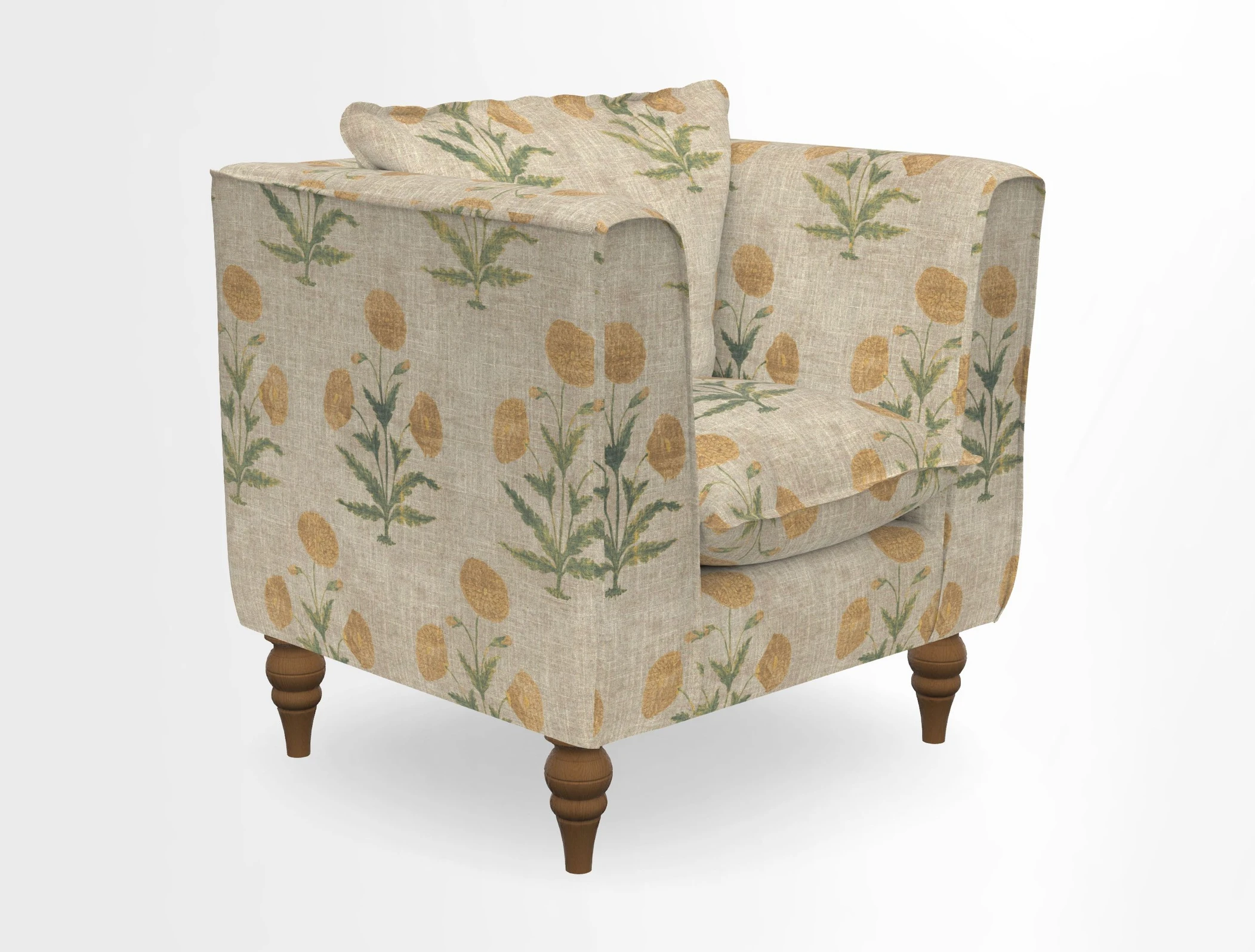 Aysgarth Chair in Two Tone Plain Biscuit