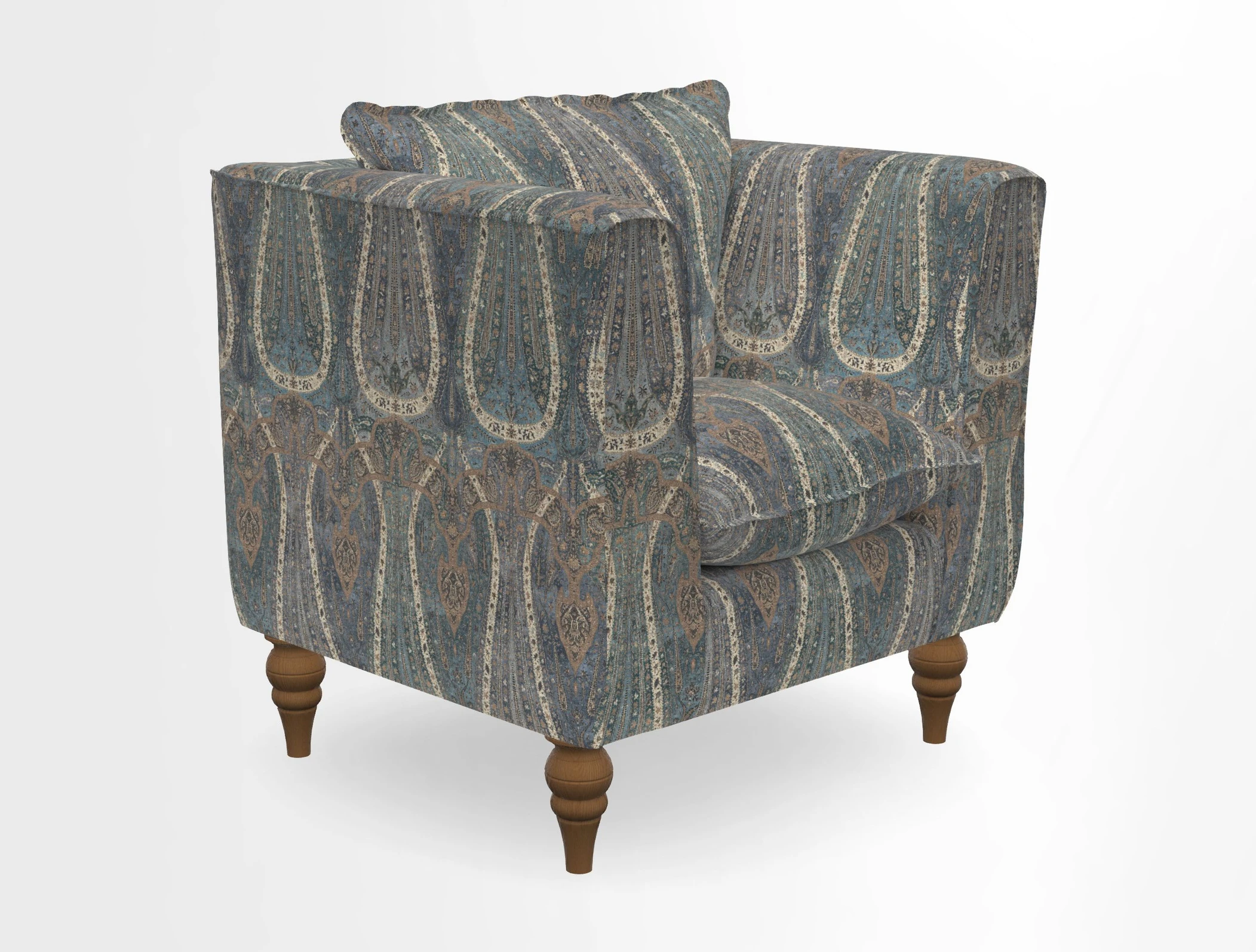 Aysgarth Chair in Two Tone Plain Biscuit