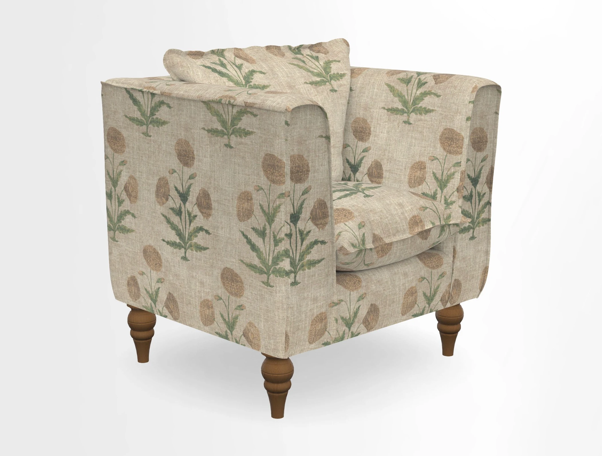 Aysgarth Chair in Two Tone Plain Biscuit