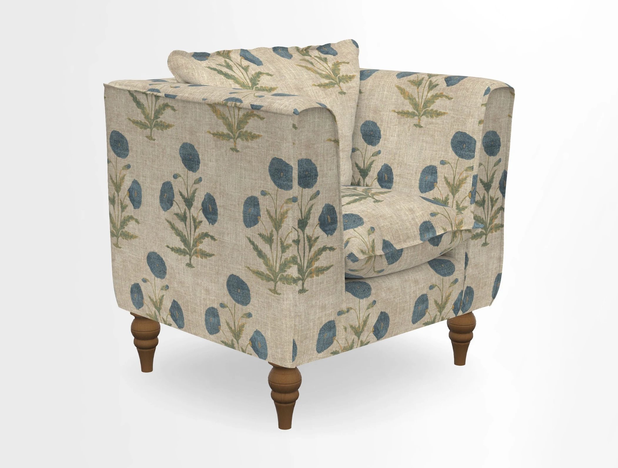 Aysgarth Chair in Two Tone Plain Biscuit