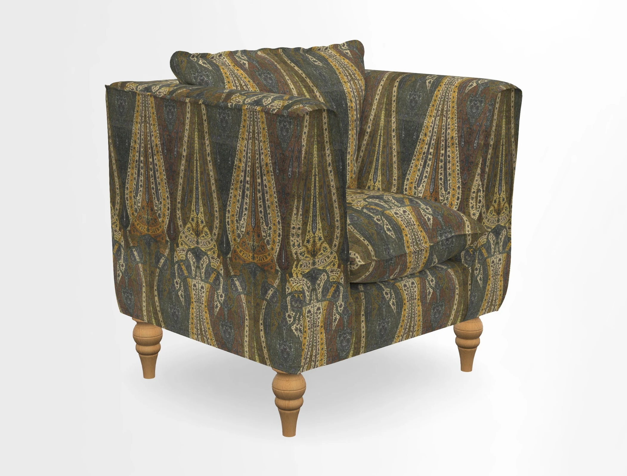 Aysgarth Chair in Two Tone Plain Biscuit