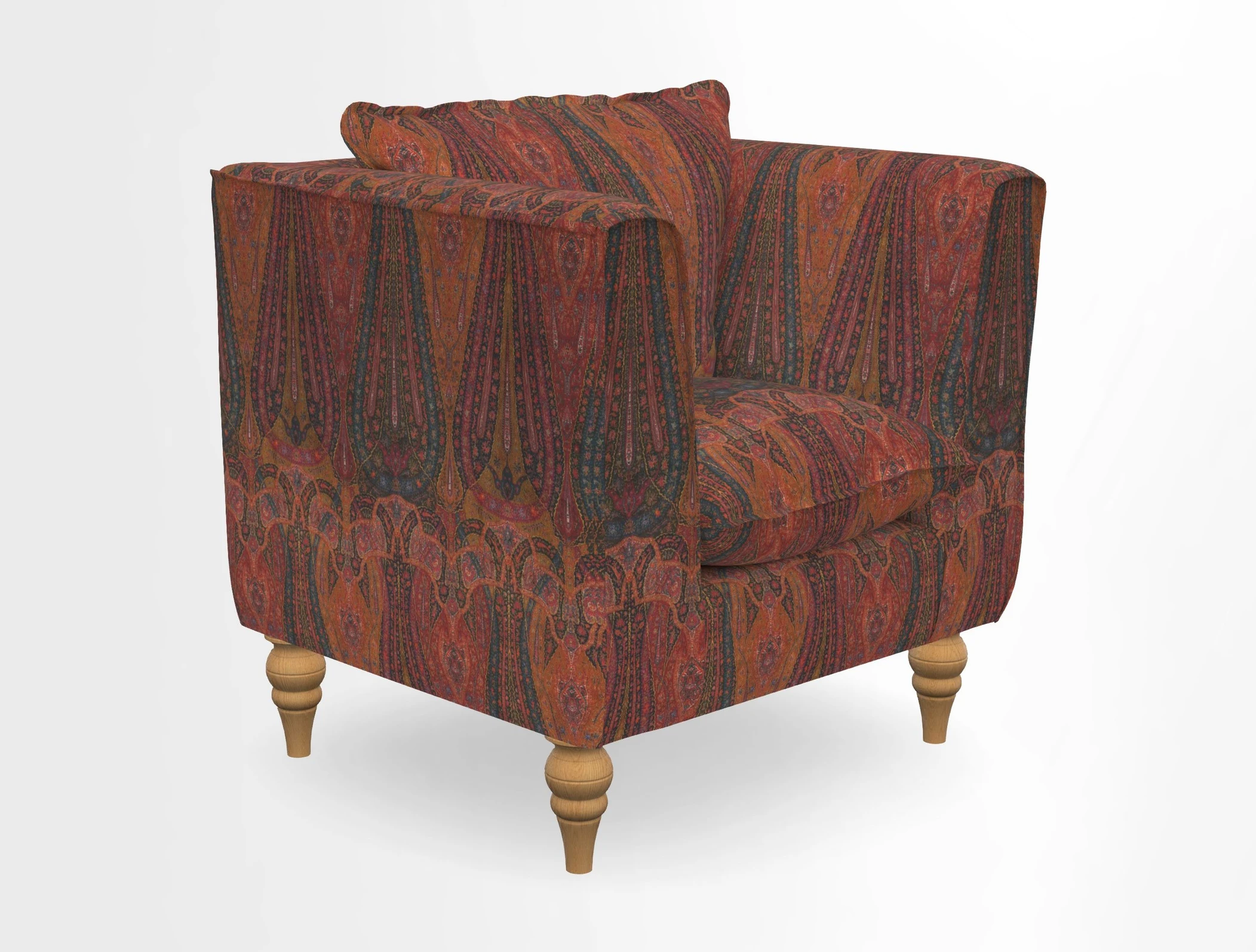 Aysgarth Chair in Two Tone Plain Biscuit