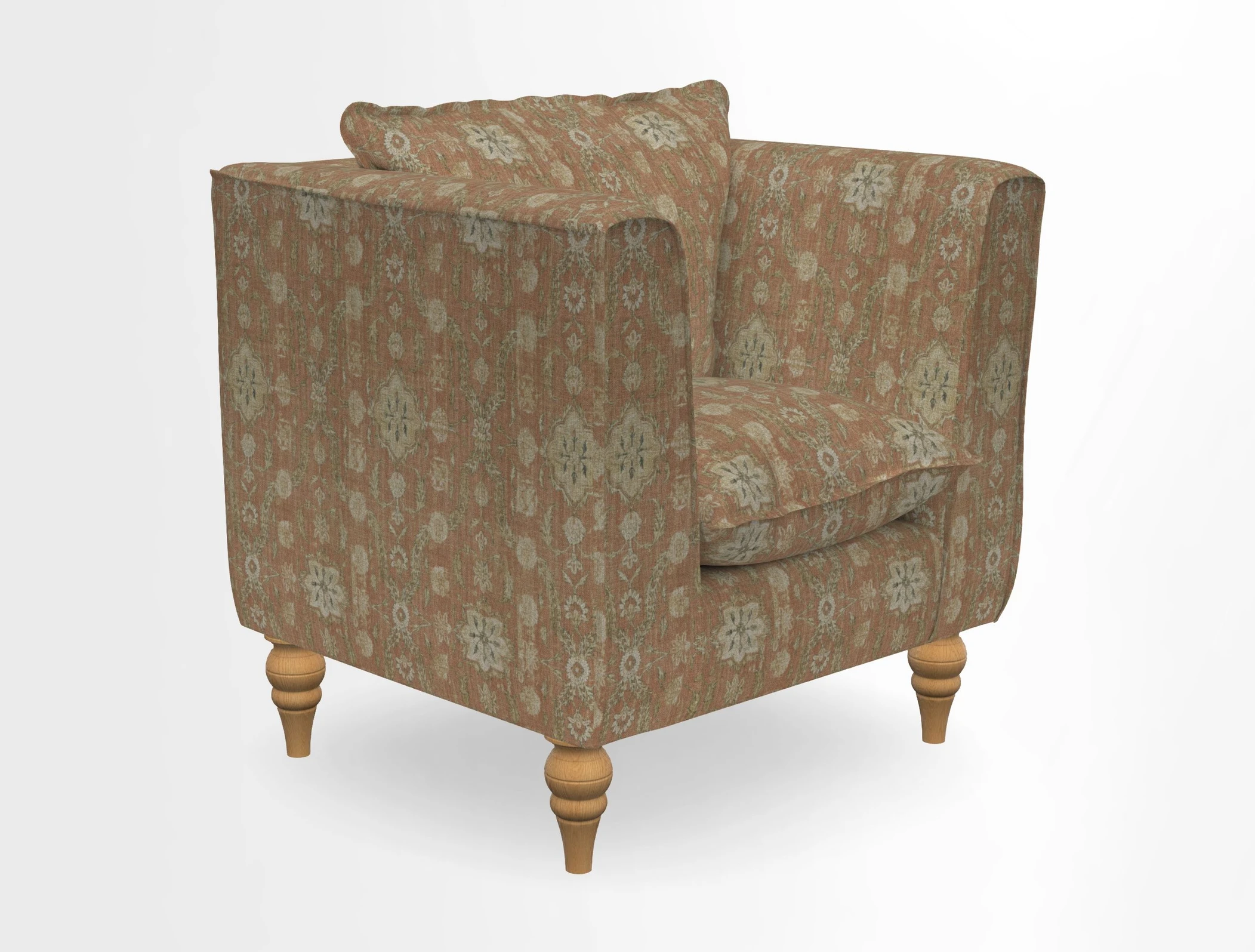 Aysgarth Chair in Two Tone Plain Biscuit