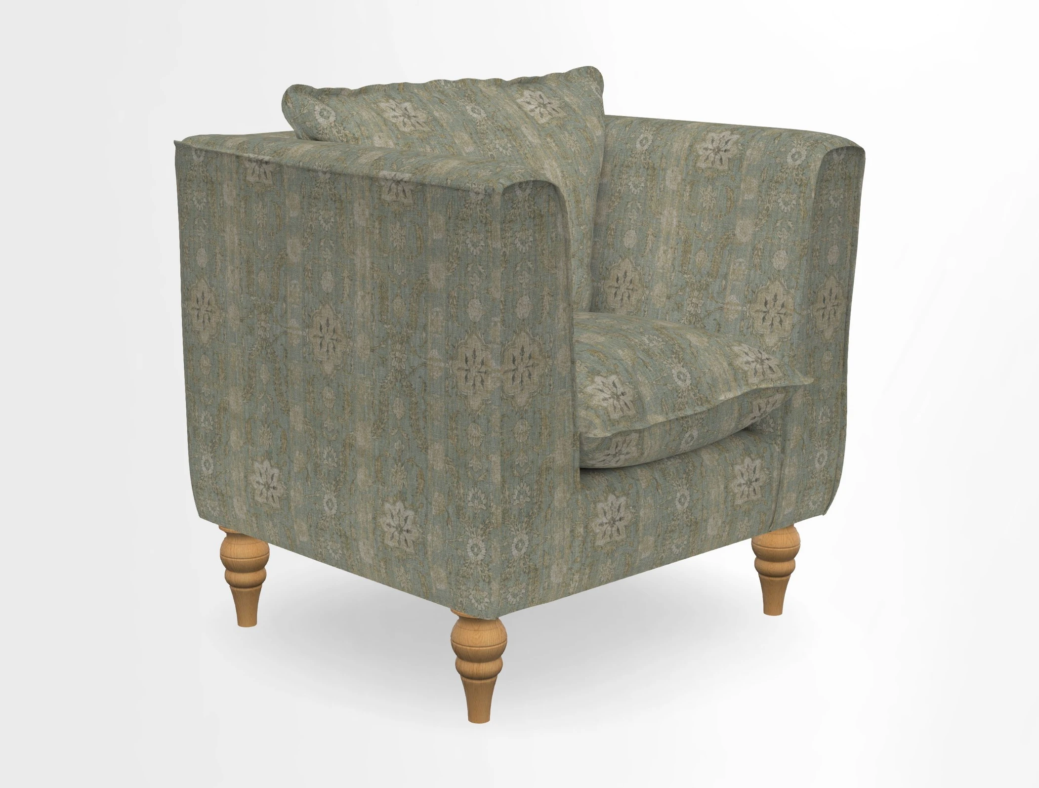 Aysgarth Chair in Two Tone Plain Biscuit