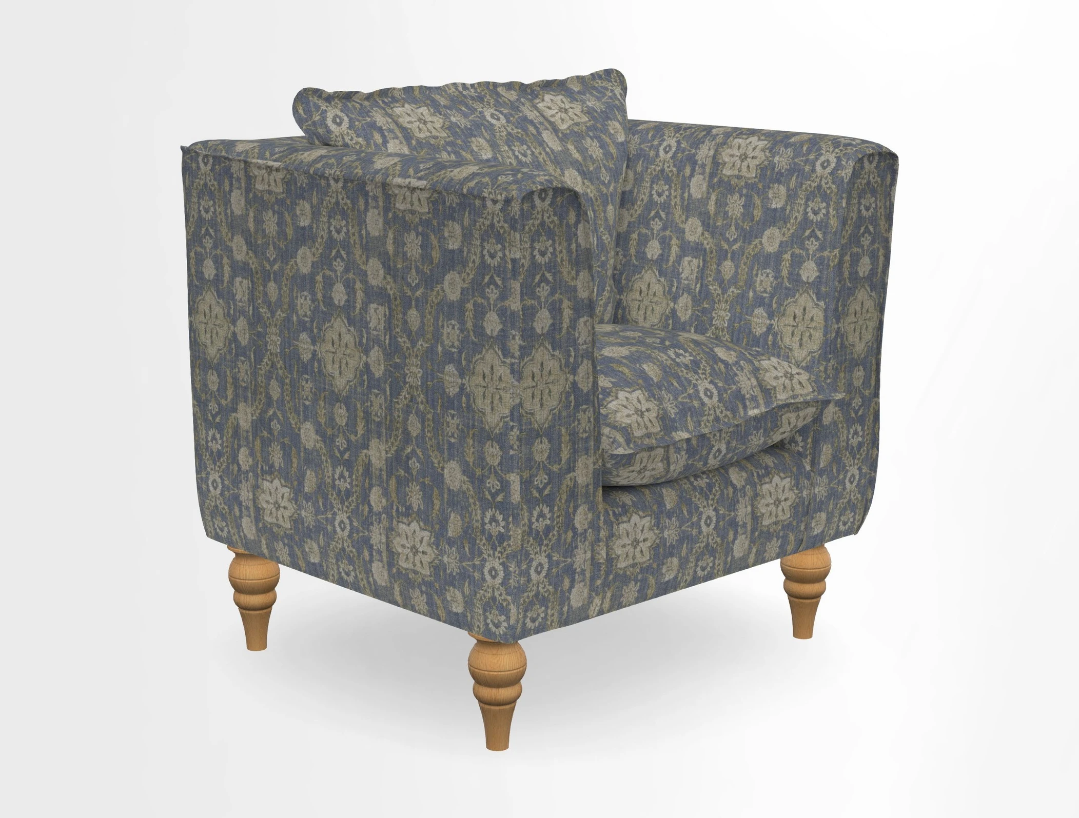 Aysgarth Chair in Two Tone Plain Biscuit