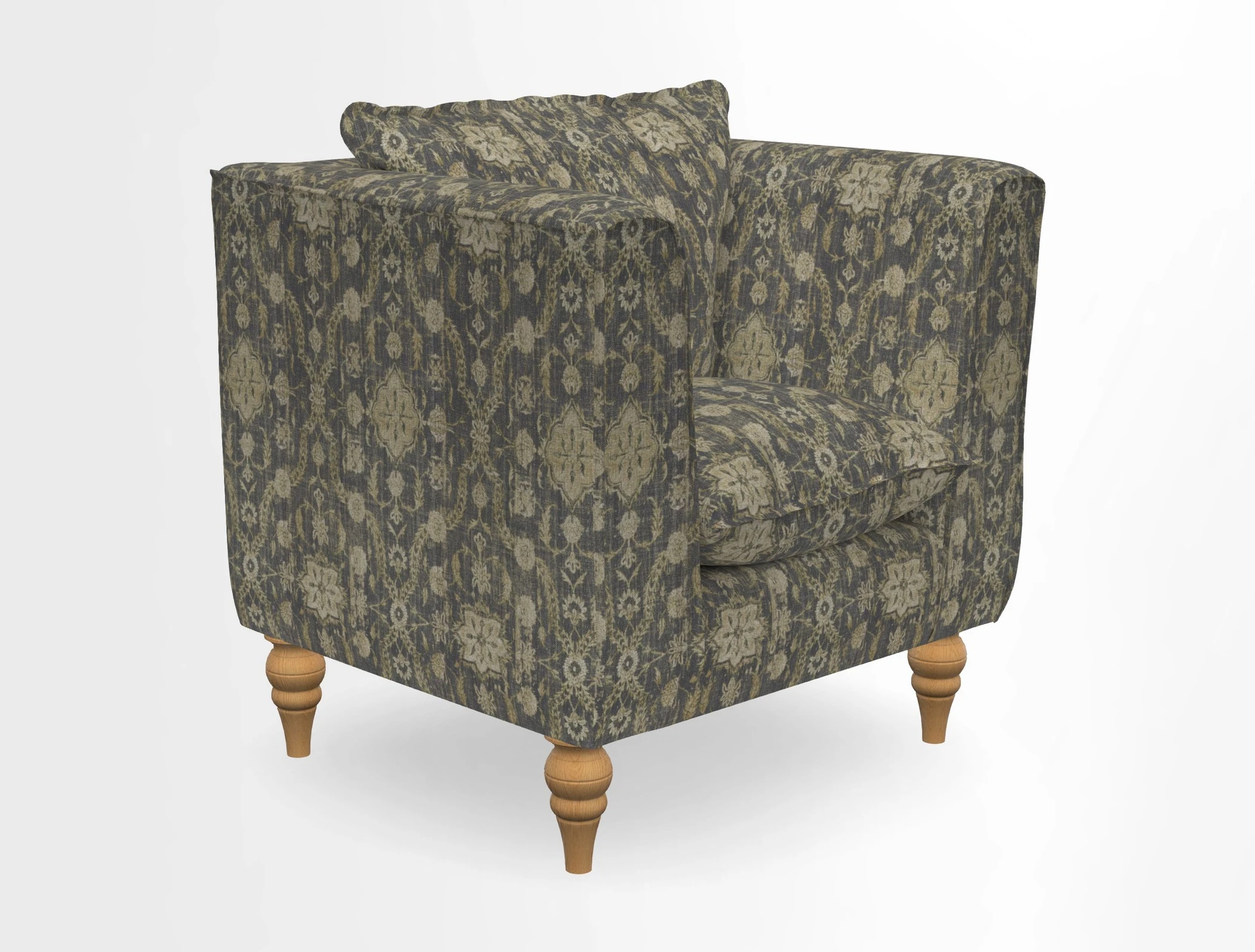 Aysgarth Chair in Two Tone Plain Biscuit