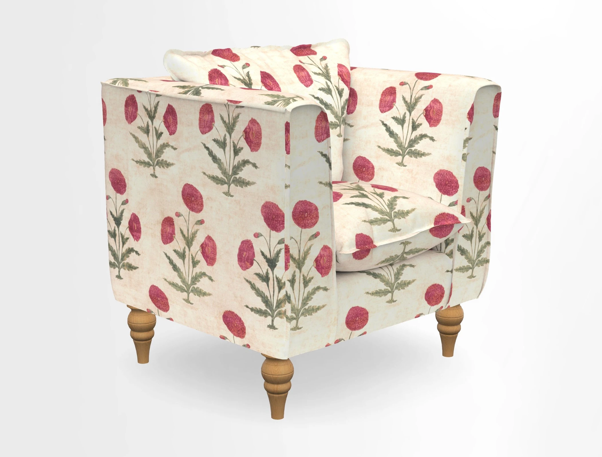 Aysgarth Chair in Two Tone Plain Biscuit