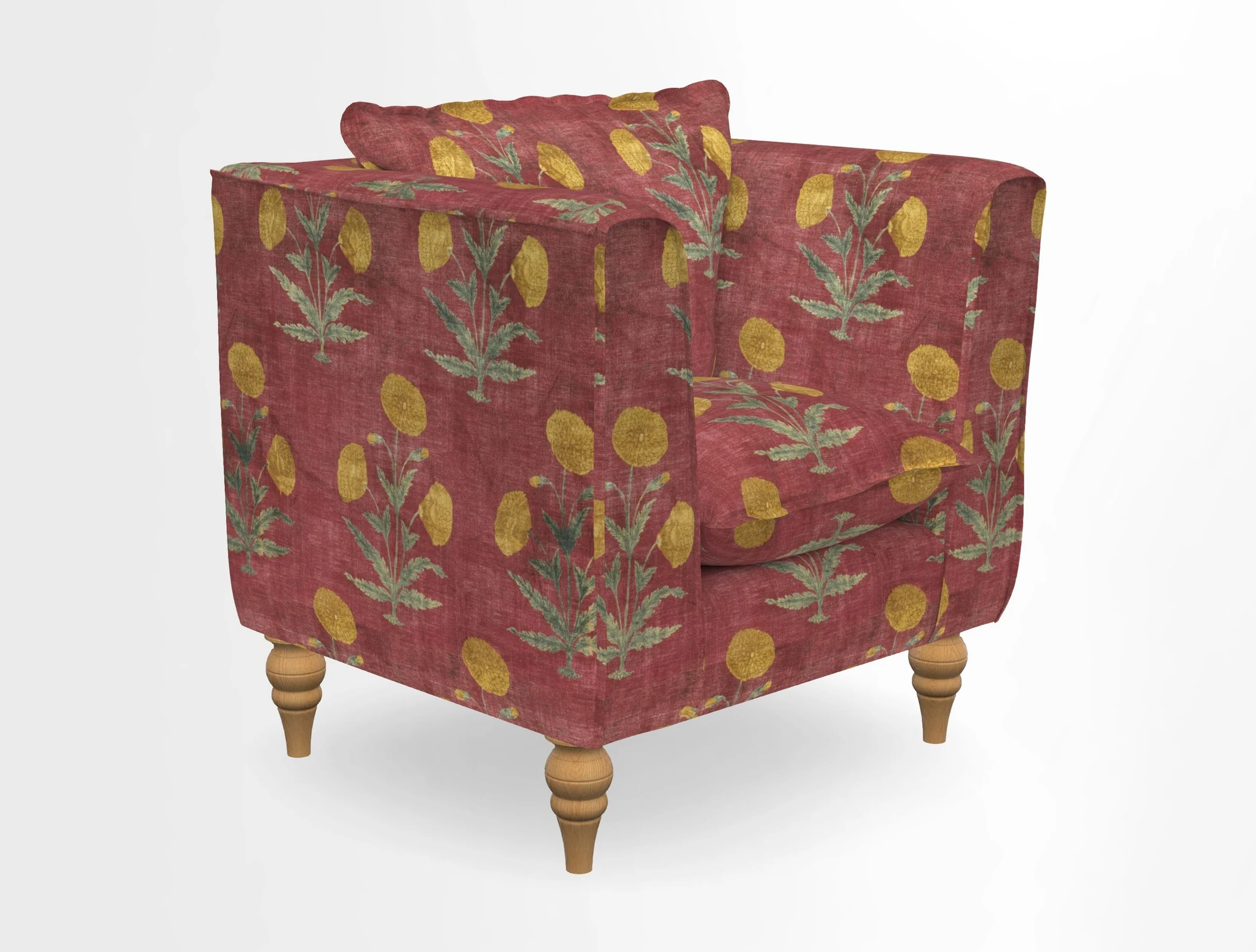Aysgarth Chair in Two Tone Plain Biscuit
