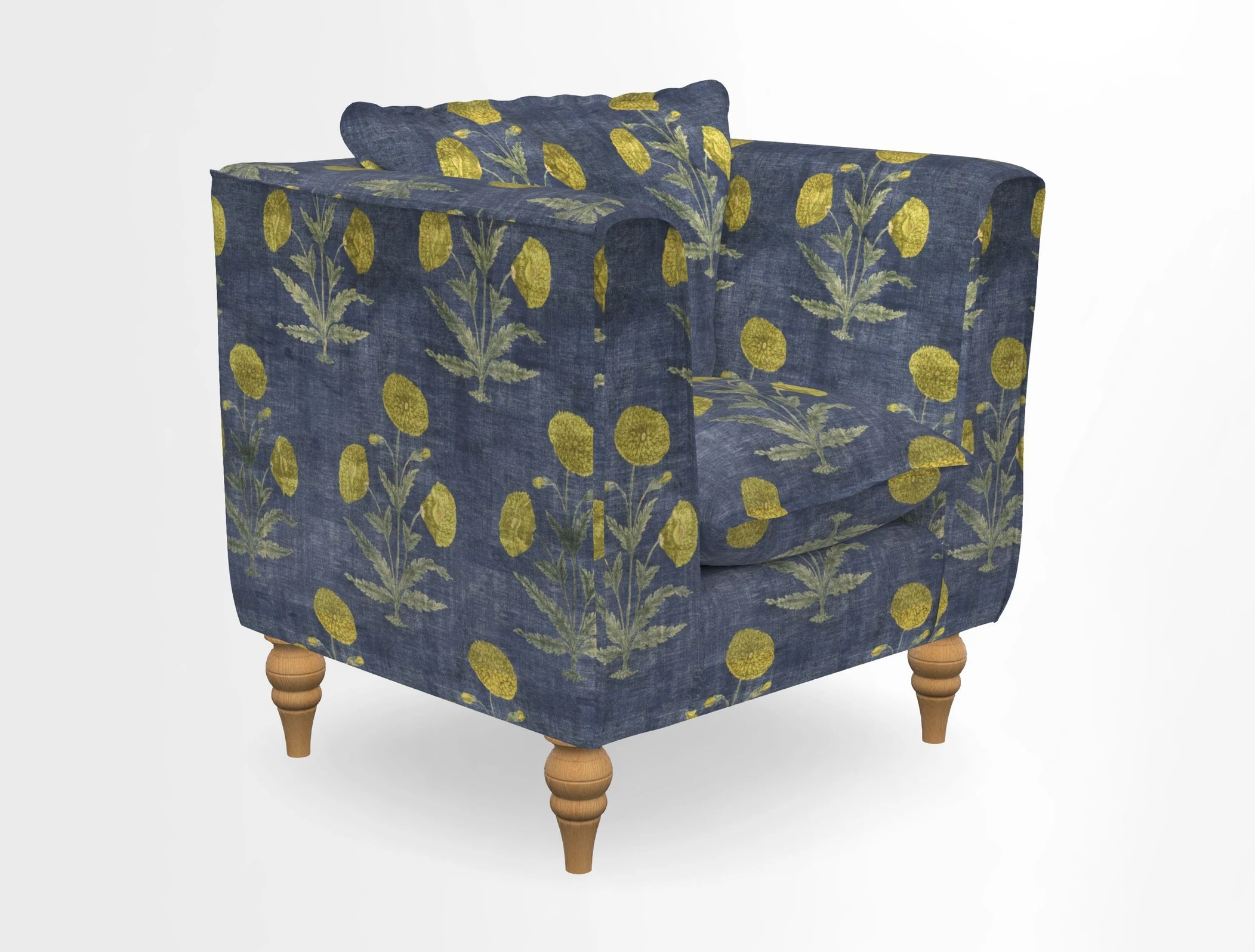 Aysgarth Chair in Two Tone Plain Biscuit