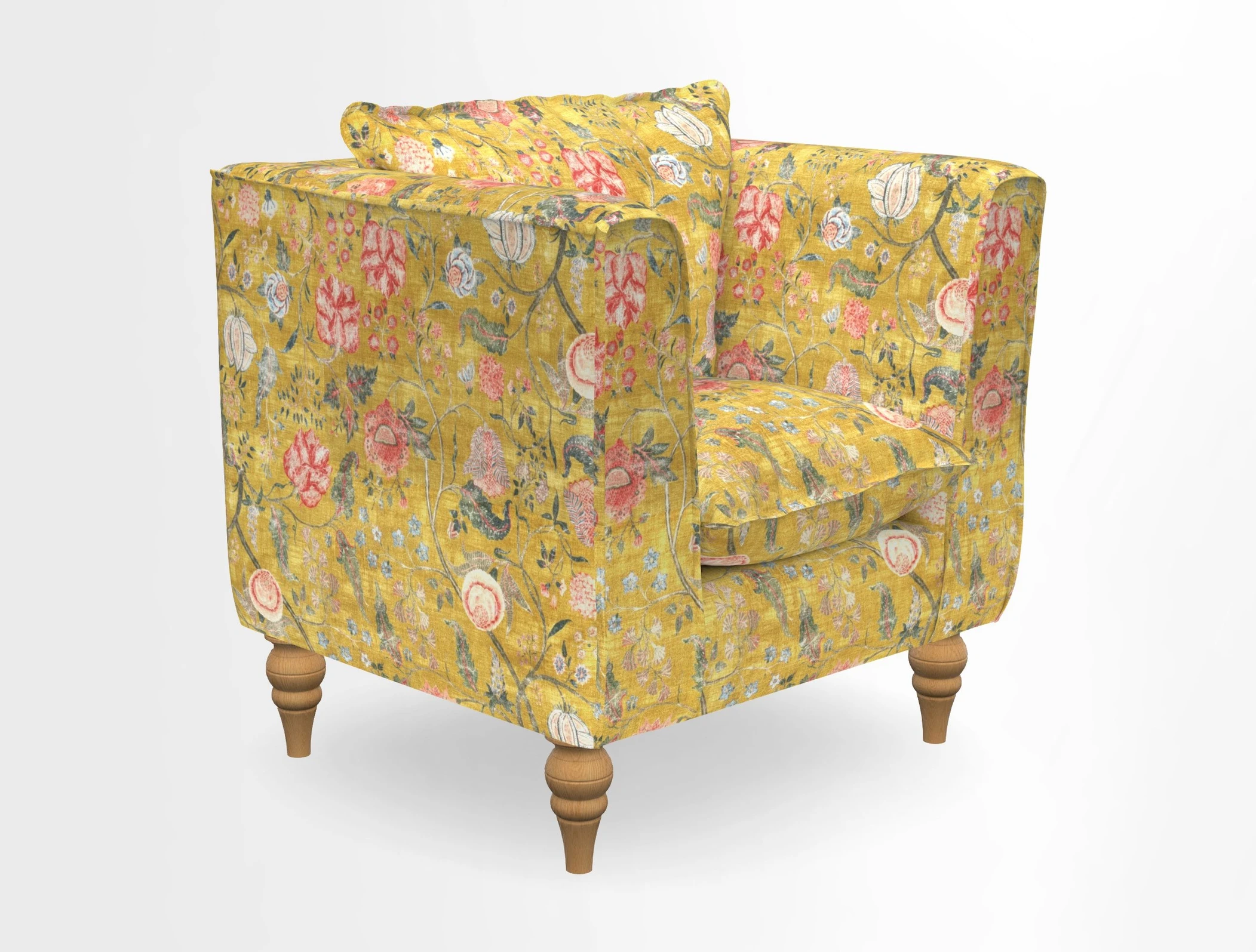 Aysgarth Chair in Two Tone Plain Biscuit