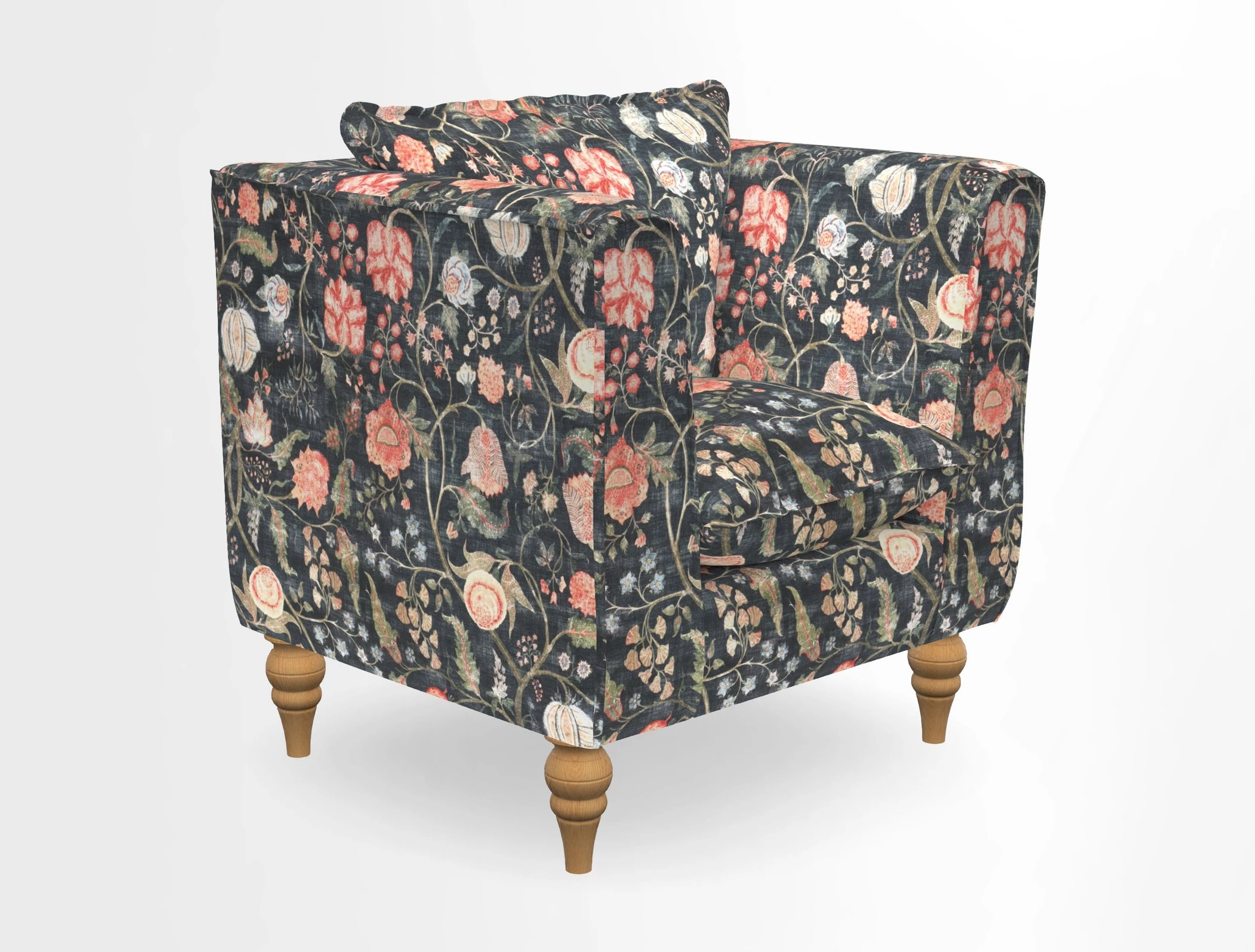 Aysgarth Chair in Two Tone Plain Biscuit