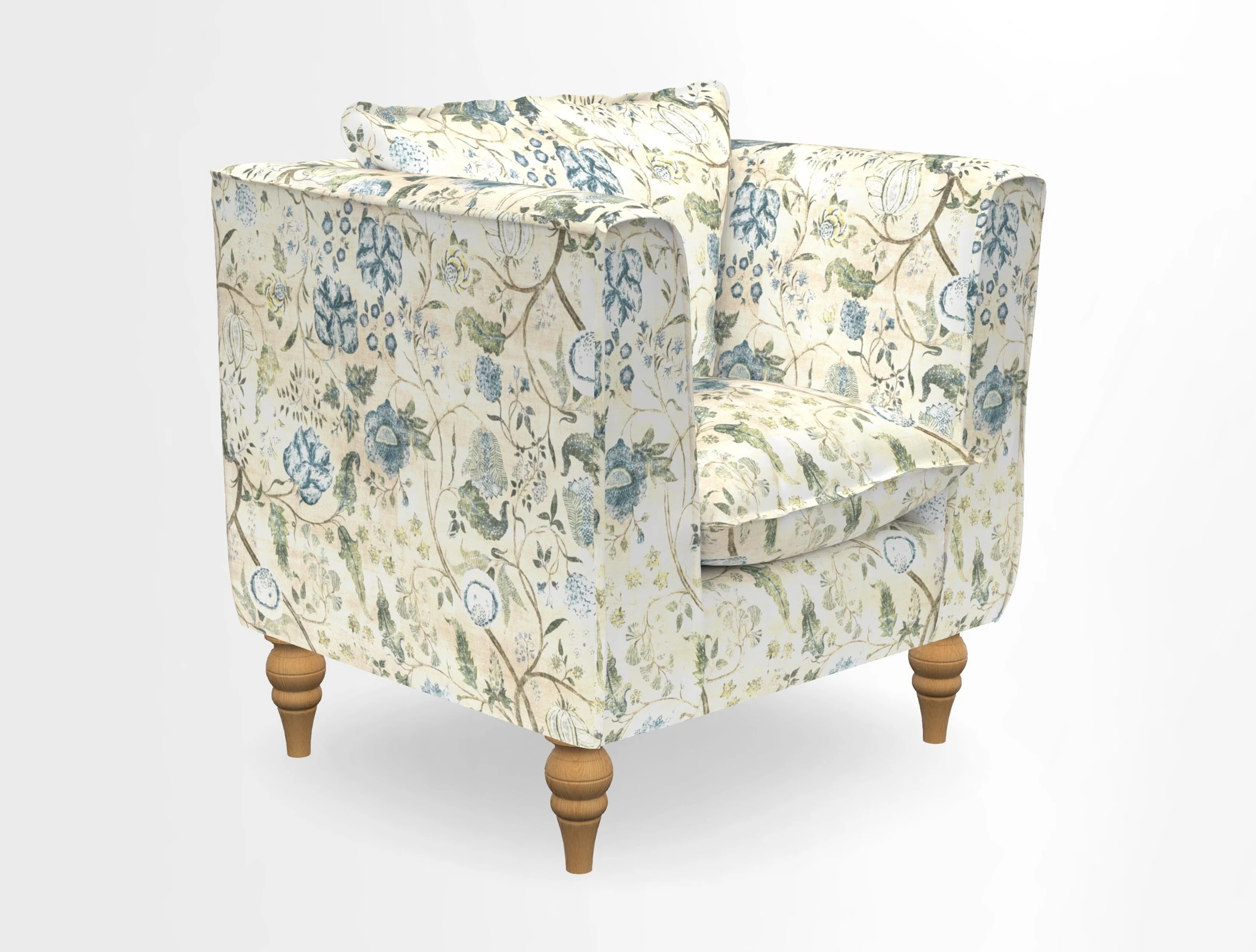 Aysgarth Chair in Two Tone Plain Biscuit