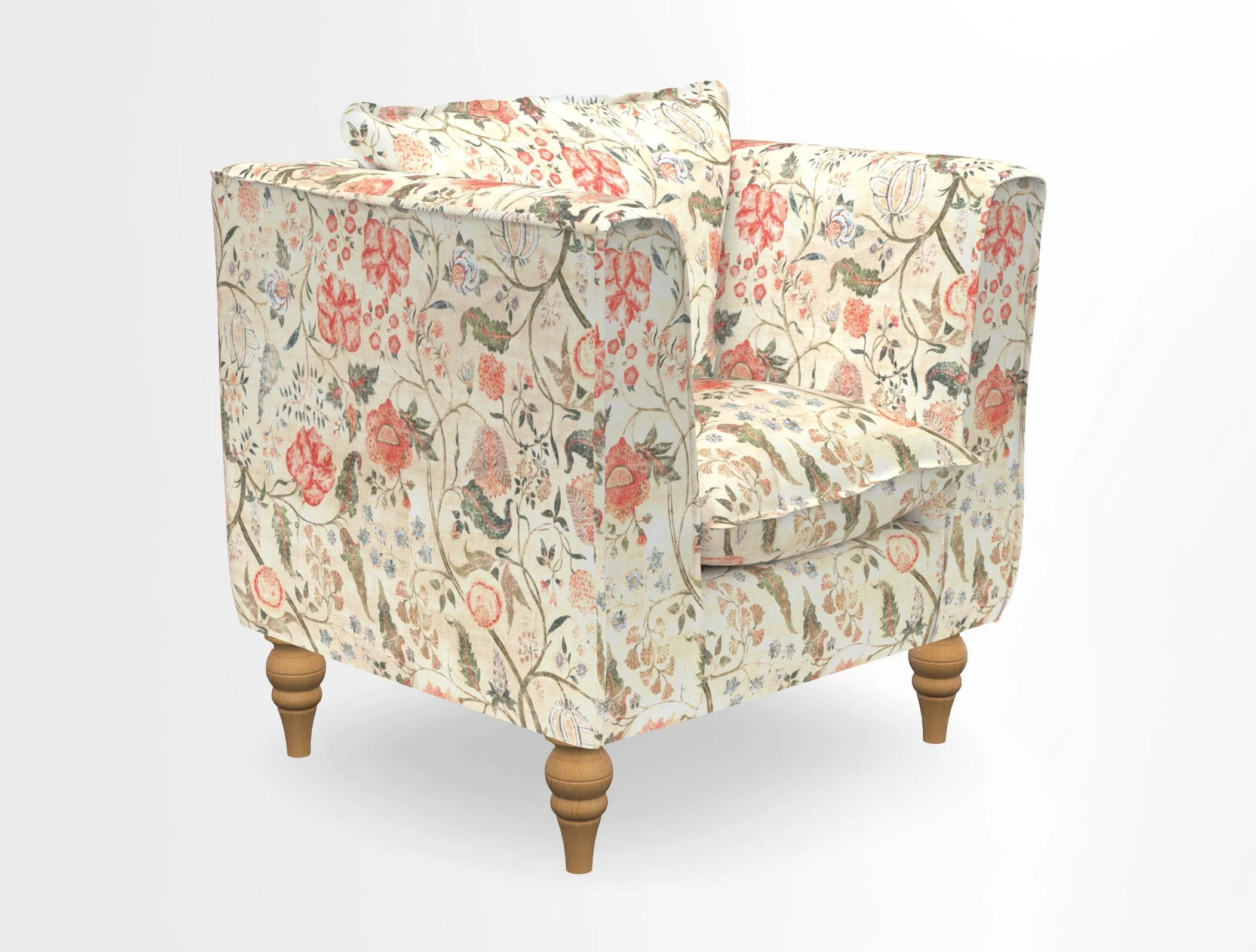 Aysgarth Chair in Two Tone Plain Biscuit