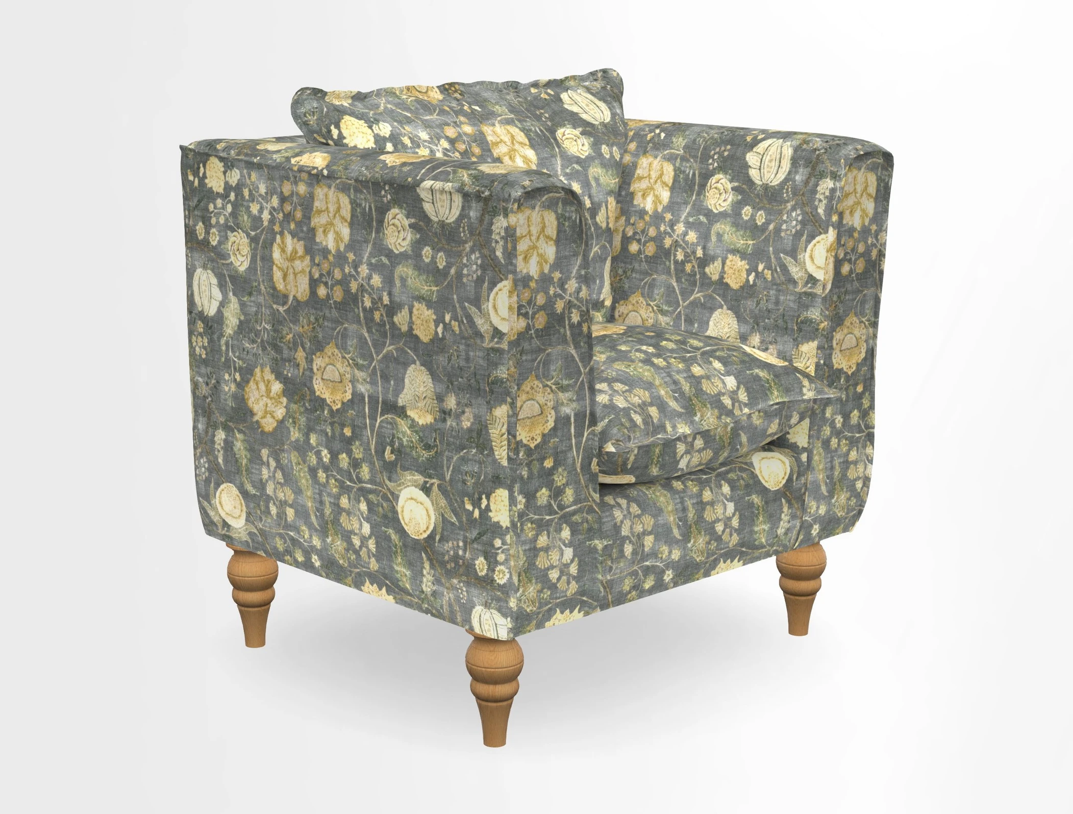 Aysgarth Chair in Two Tone Plain Biscuit