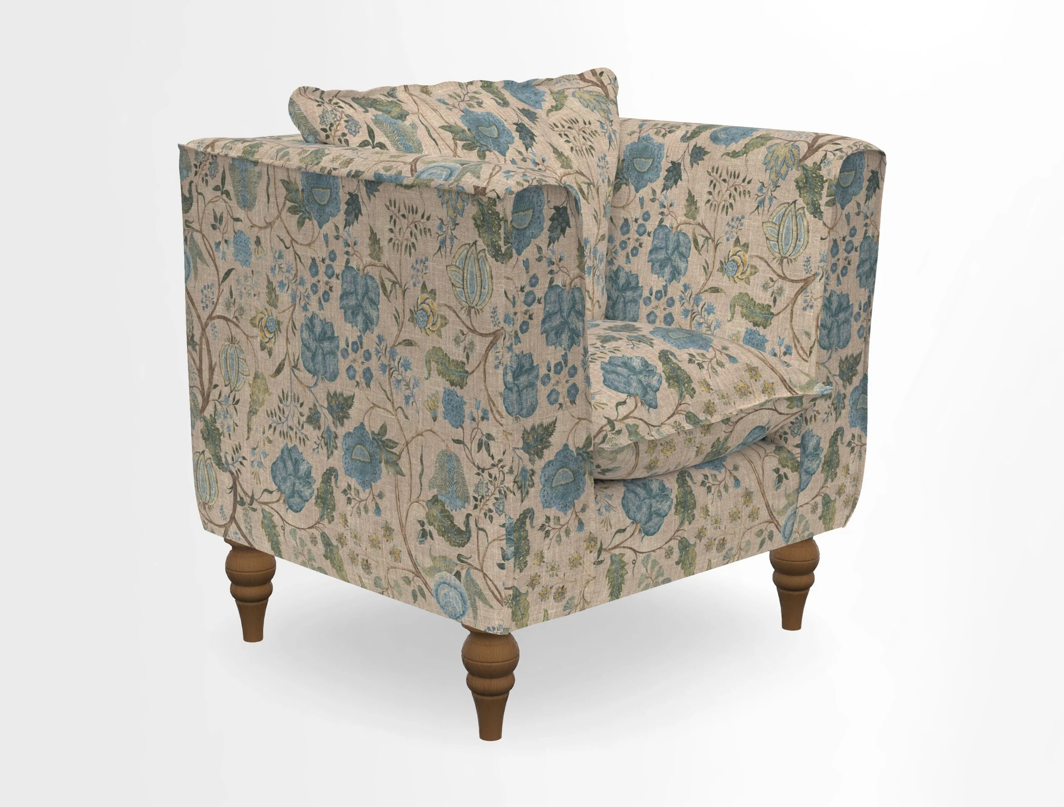 Aysgarth Chair in Two Tone Plain Biscuit