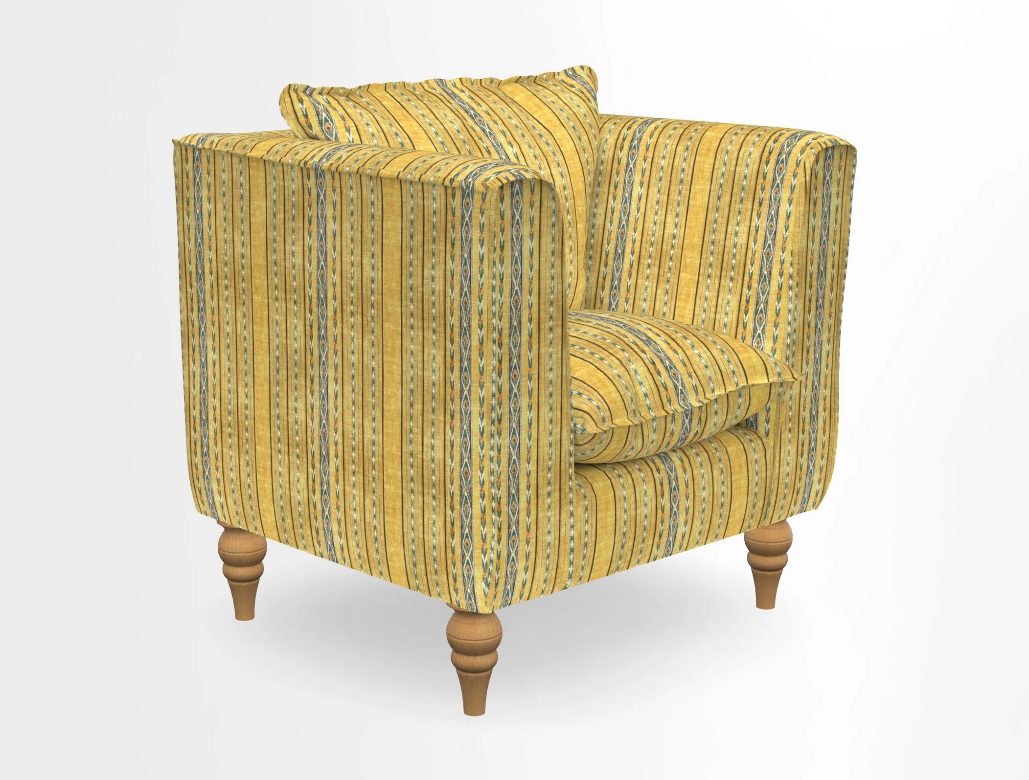 Aysgarth Chair in Two Tone Plain Biscuit
