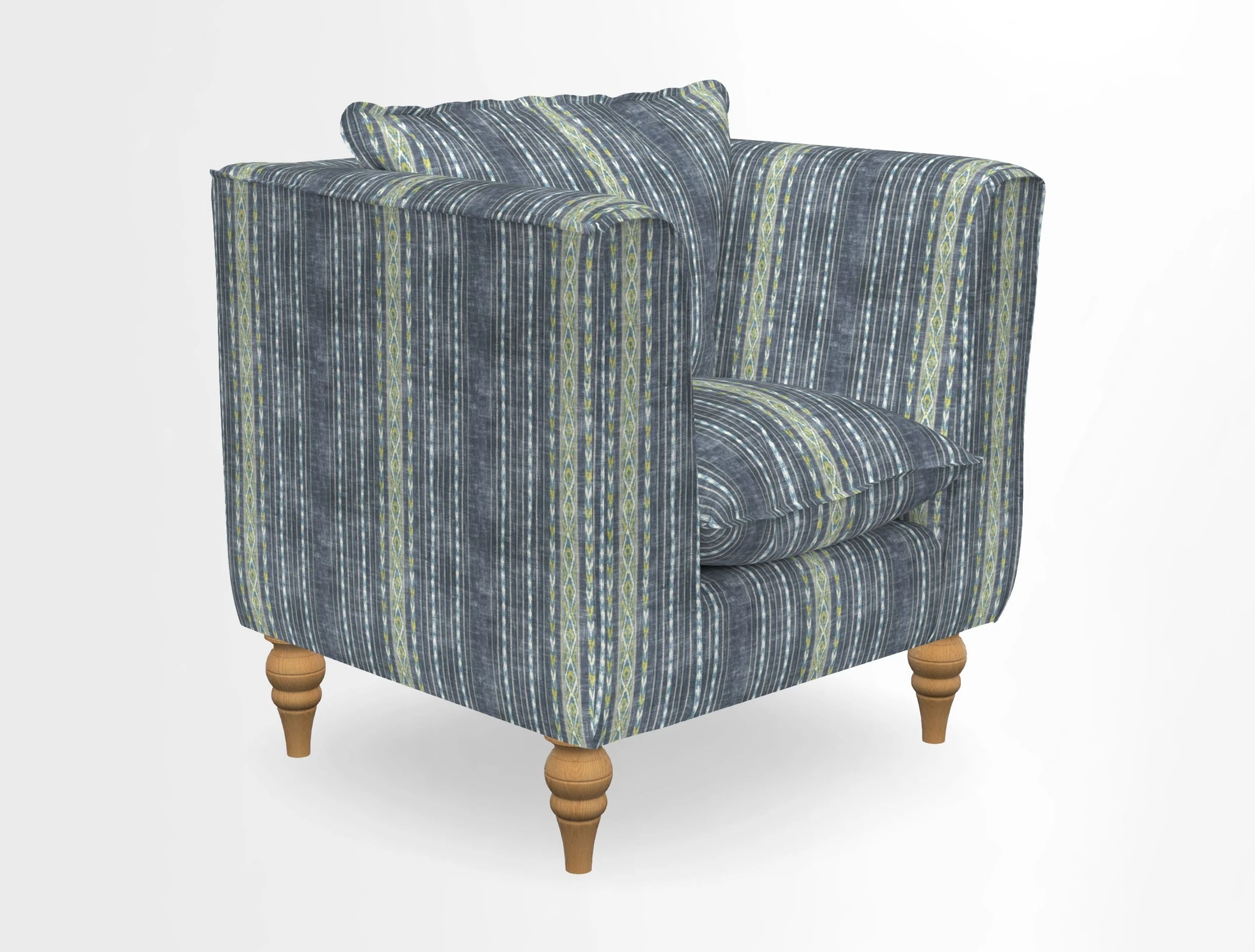 Aysgarth Chair in Two Tone Plain Biscuit